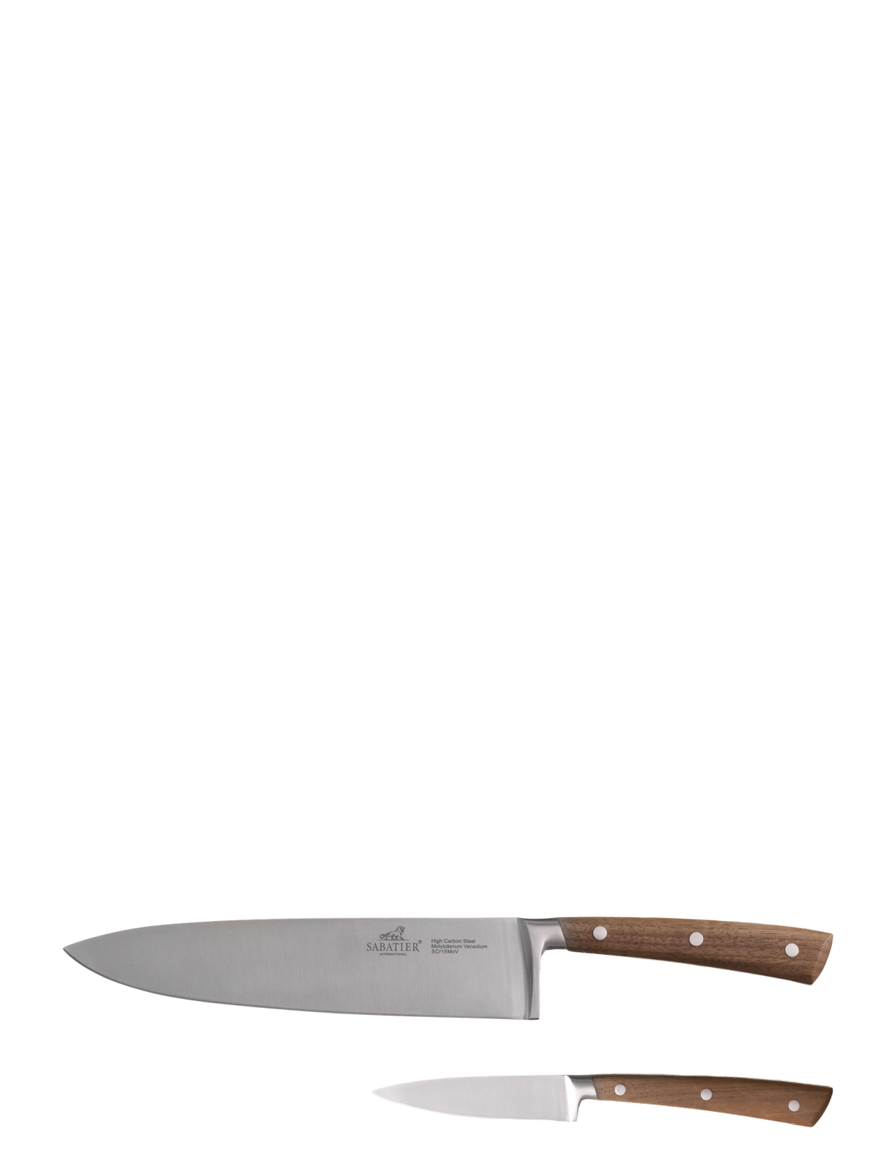 Lion Sabatier Knife set Gemini 2 parts - Kitchen knives & Knife accessories - METAL / brown