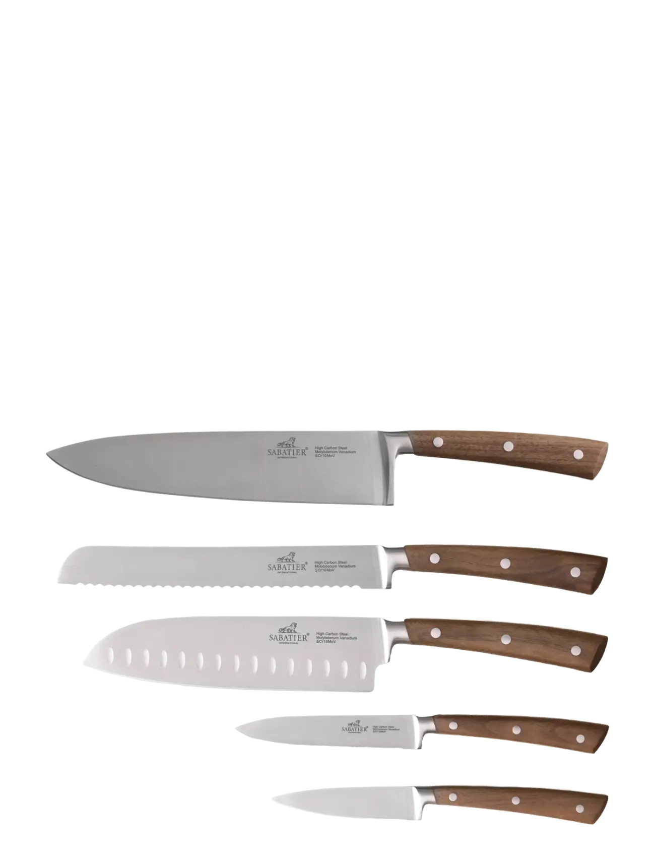 Lion Sabatier Knivset Gemini 5 delar - Kök - METAL / natural