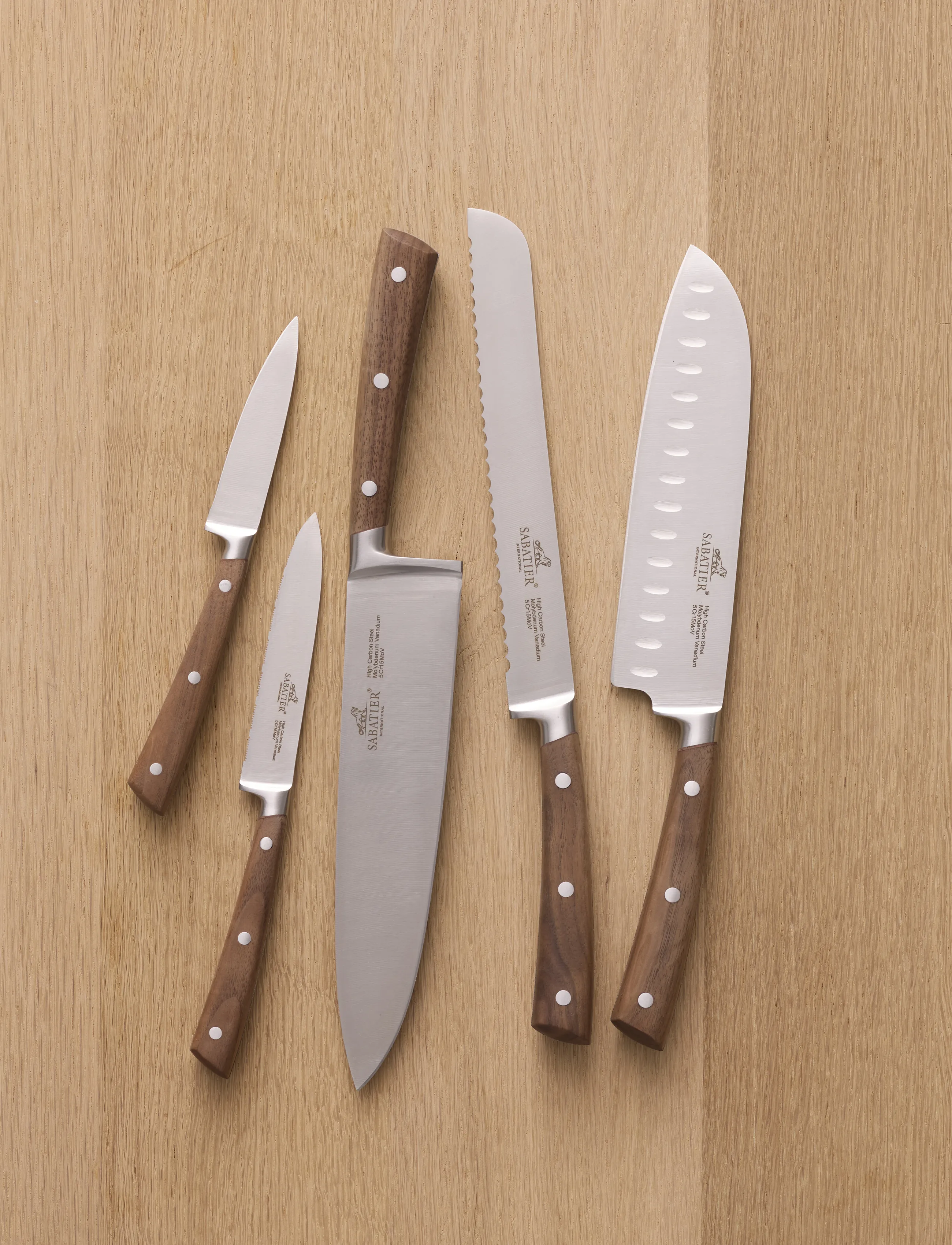 Lion Sabatier - Knivset Gemini 5 delar - metal - 0