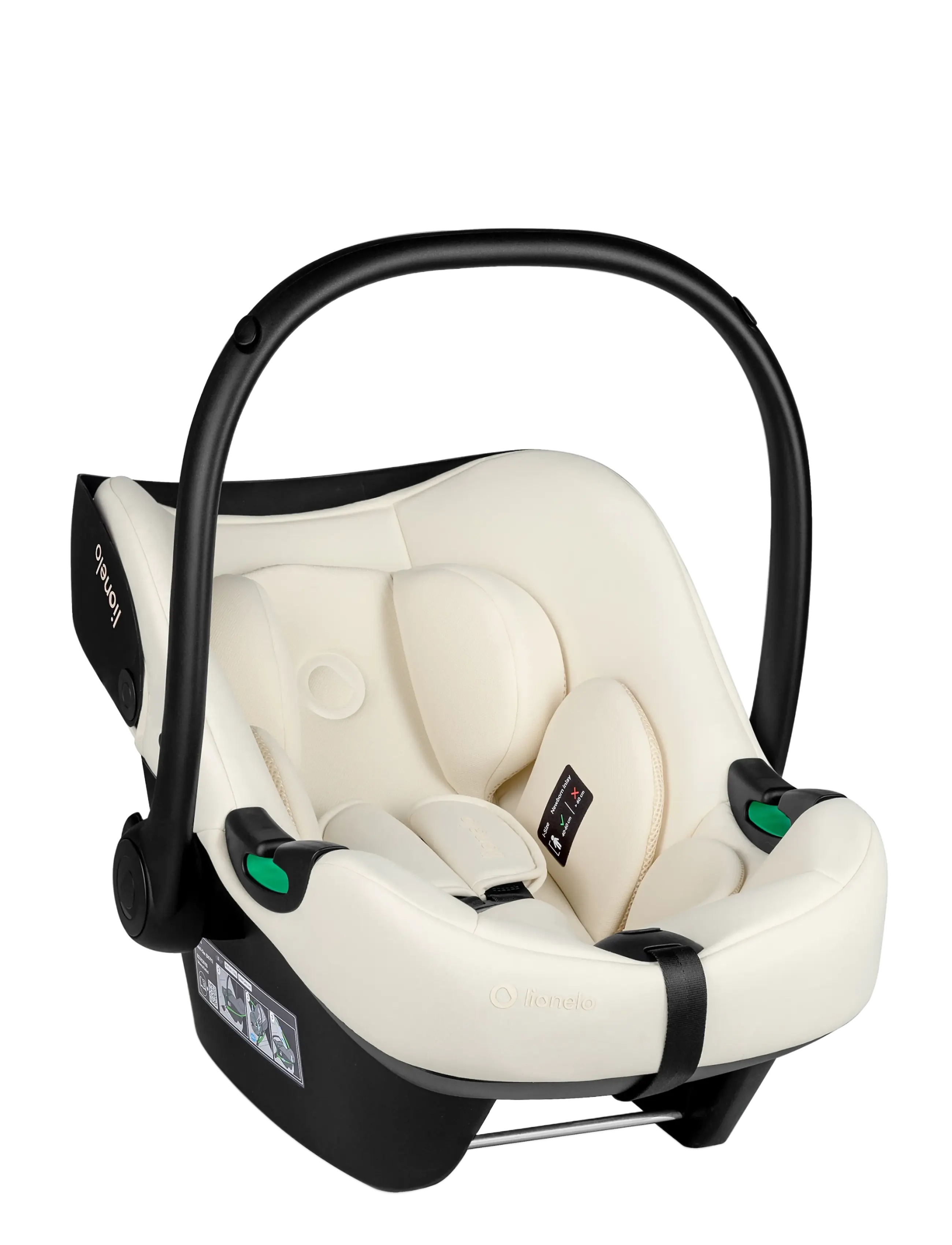 Lionelo Astrid I-SIZE - Child car seats - BEIGE CREAM / cream