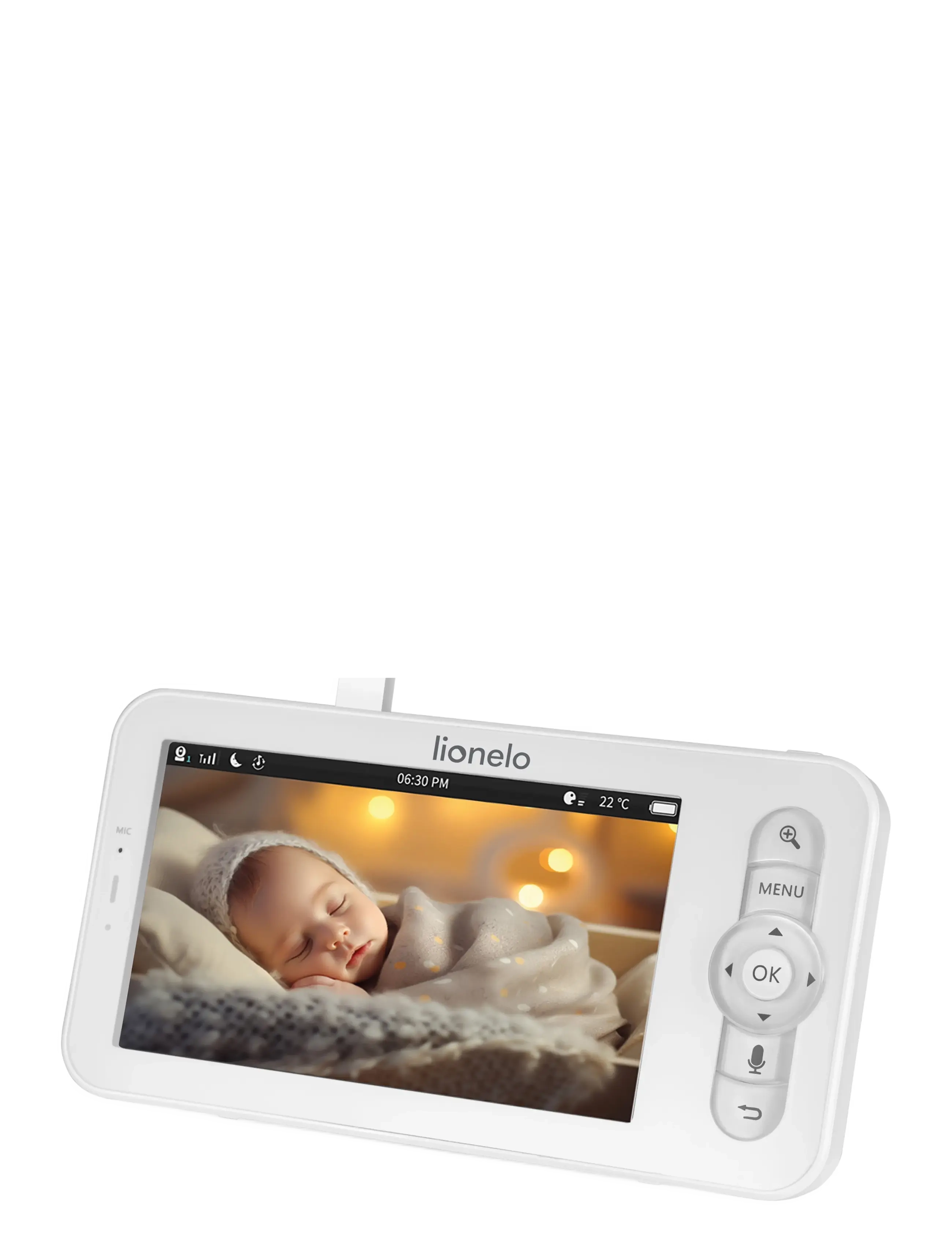 Lionelo - Babyline 9.2 ai - beebimonitorid - white - 2