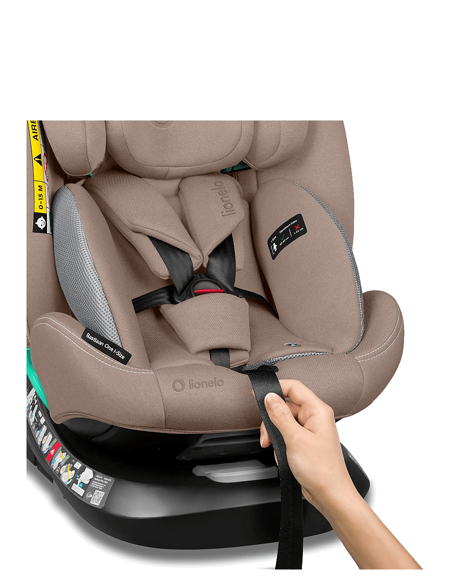 Lionelo - Bastiaan one I-SIZE - autostol - beige sand - 3