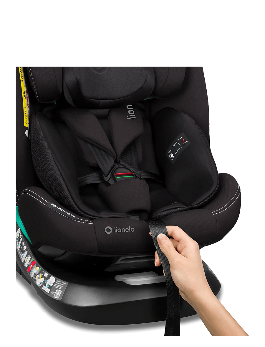 Lionelo - Bastiaan one I-SIZE - autostol - black carbon - 3