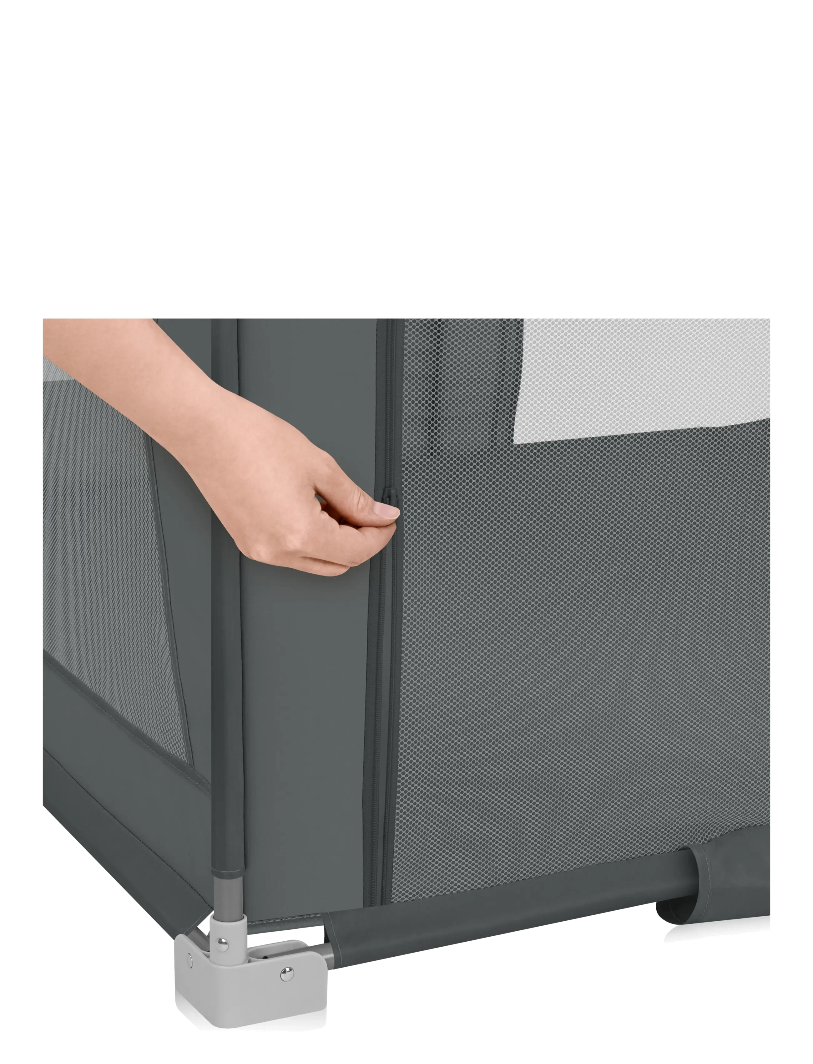 Lionelo - Florence easy fold - laufgitter - grey graphite - 3