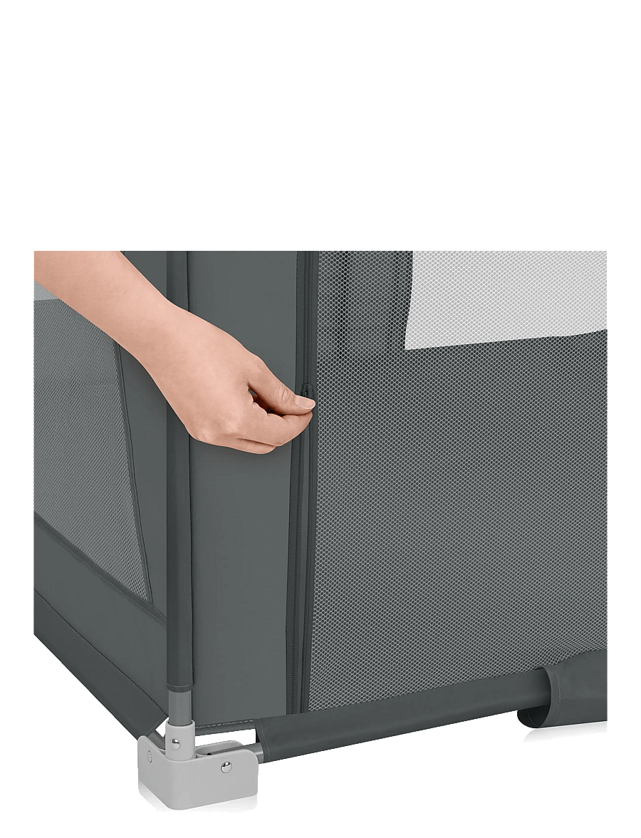 Lionelo - Florence easy fold - laufgitter - grey graphite - 3