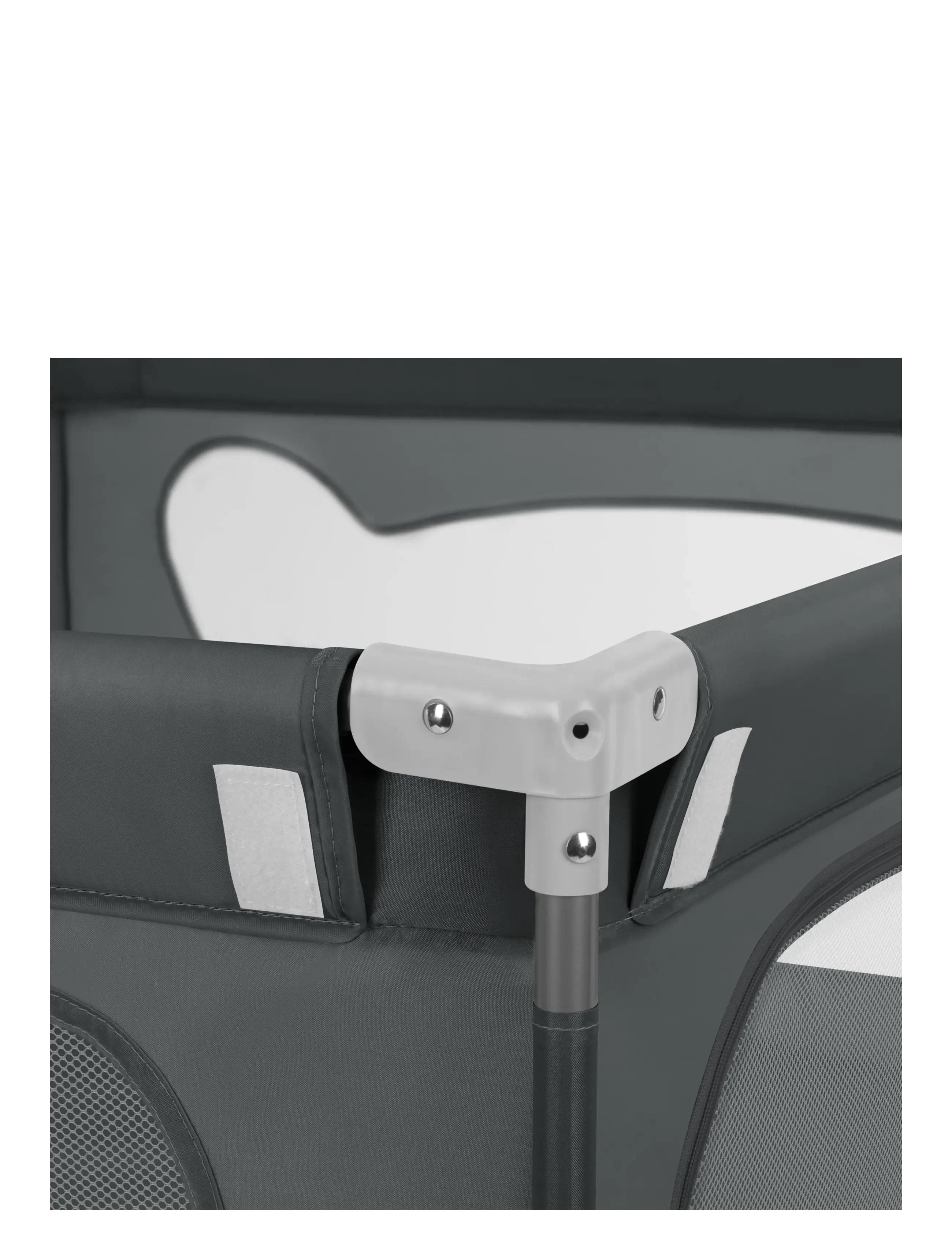 Lionelo - Florence easy fold - laufgitter - grey graphite - 4