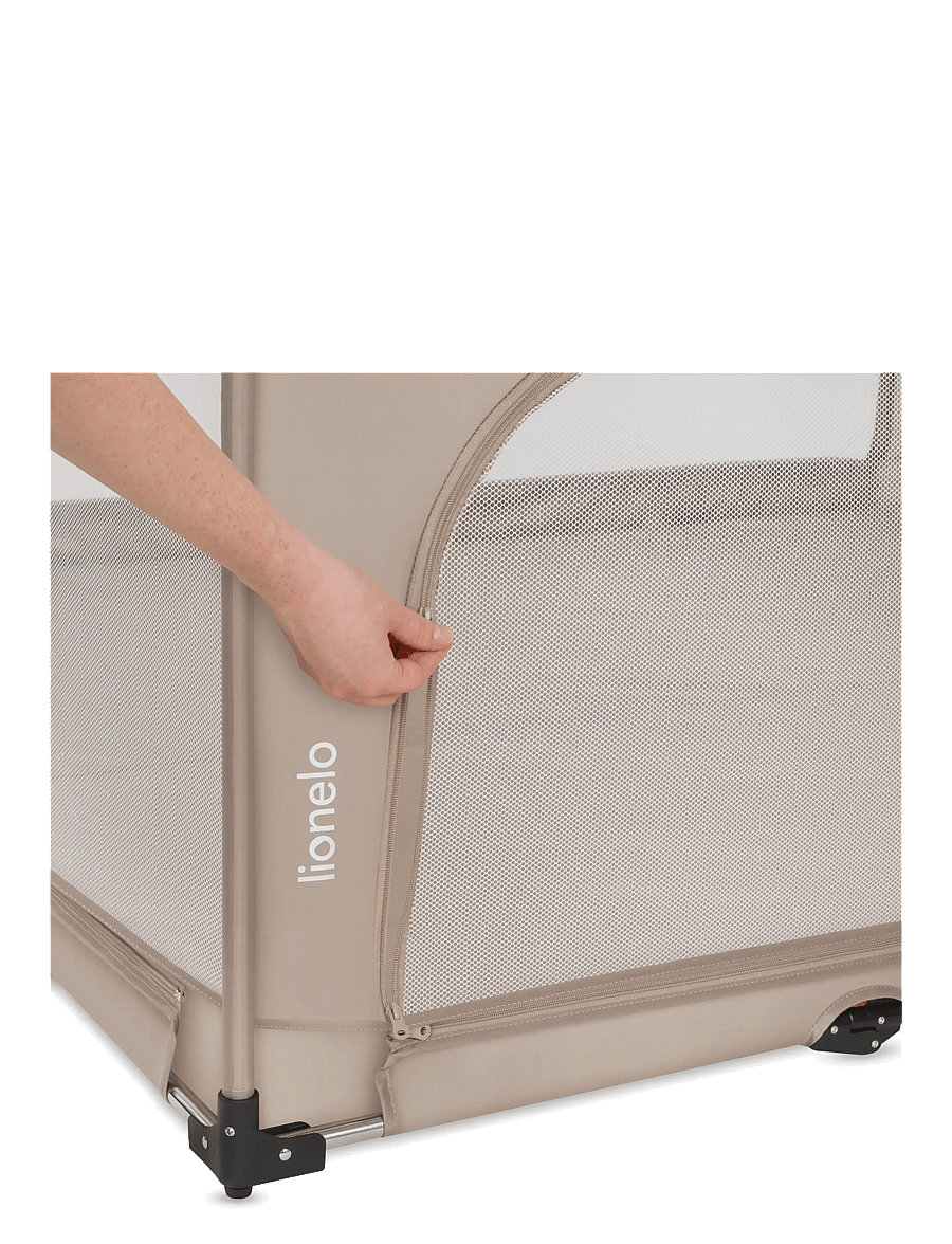 Lionelo - Florence XL easy fold - laufgitter - beige sand - 4