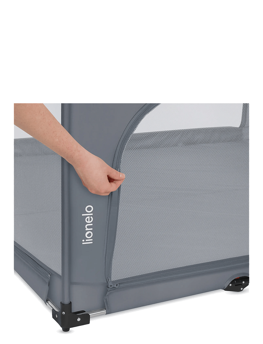 Lionelo - Florence XL easy fold - laufgitter - grey stone - 4