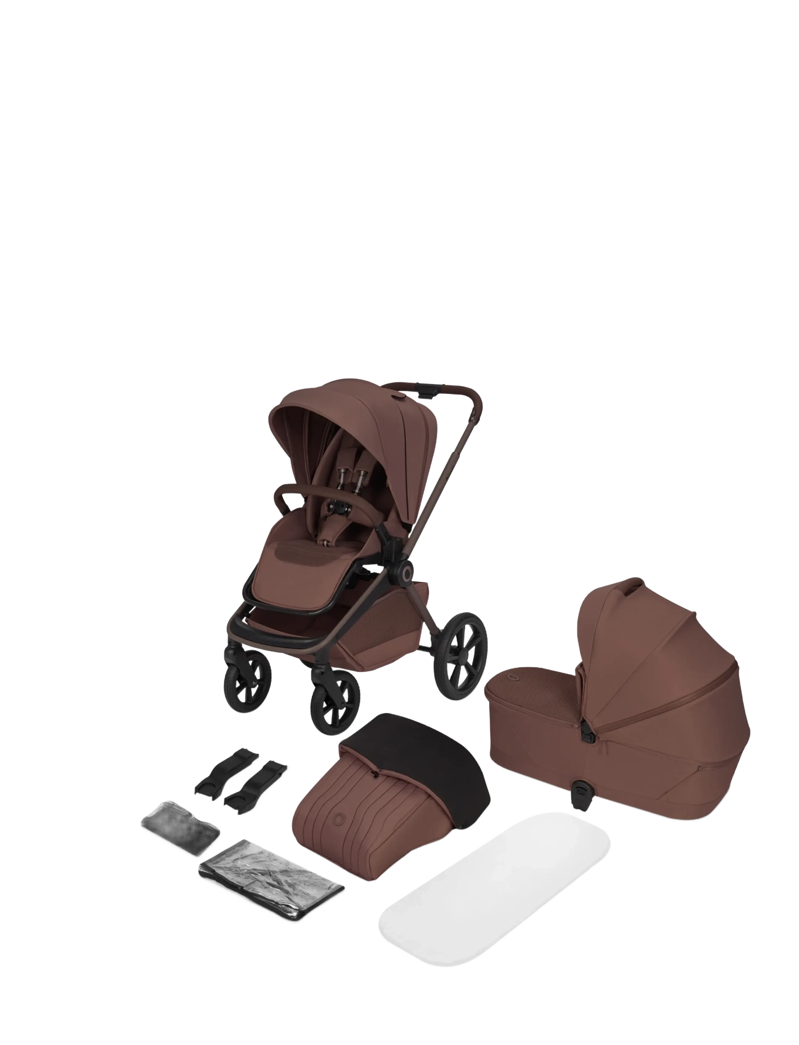Lionelo Freya 2in1 - Kinderwagen & Zubehör - BROWN CHOCOLATE / brown