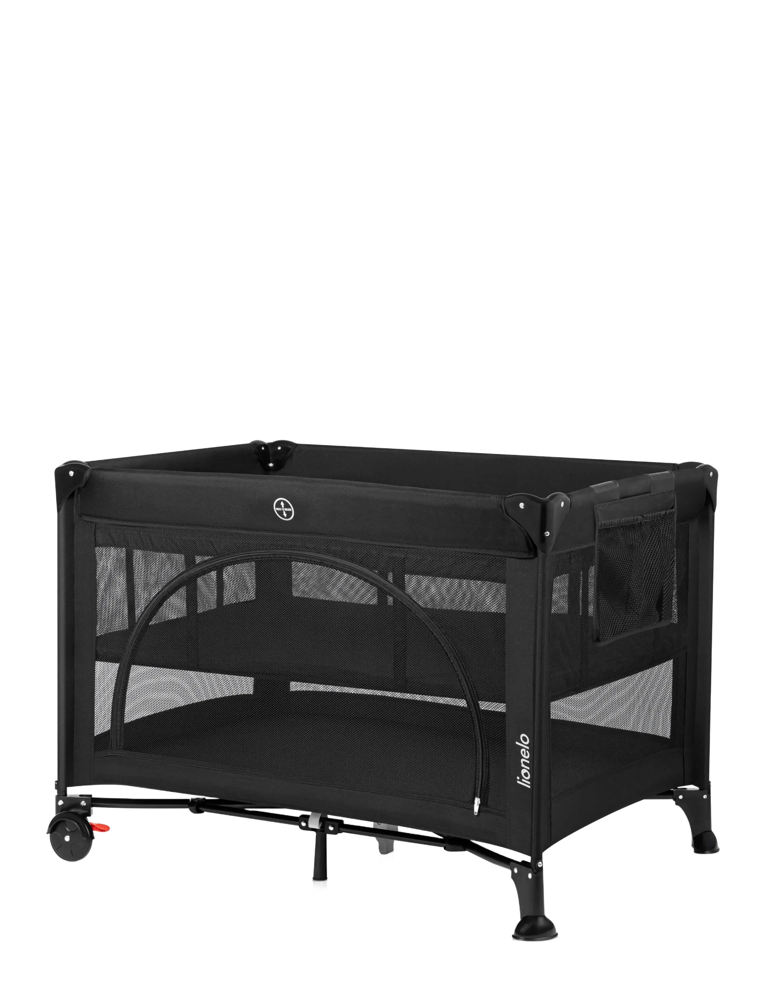 Lionelo - Laura - reisebetten - black carbon - 2