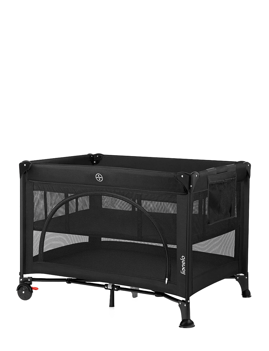Lionelo - Laura - reisebetten - black carbon - 2