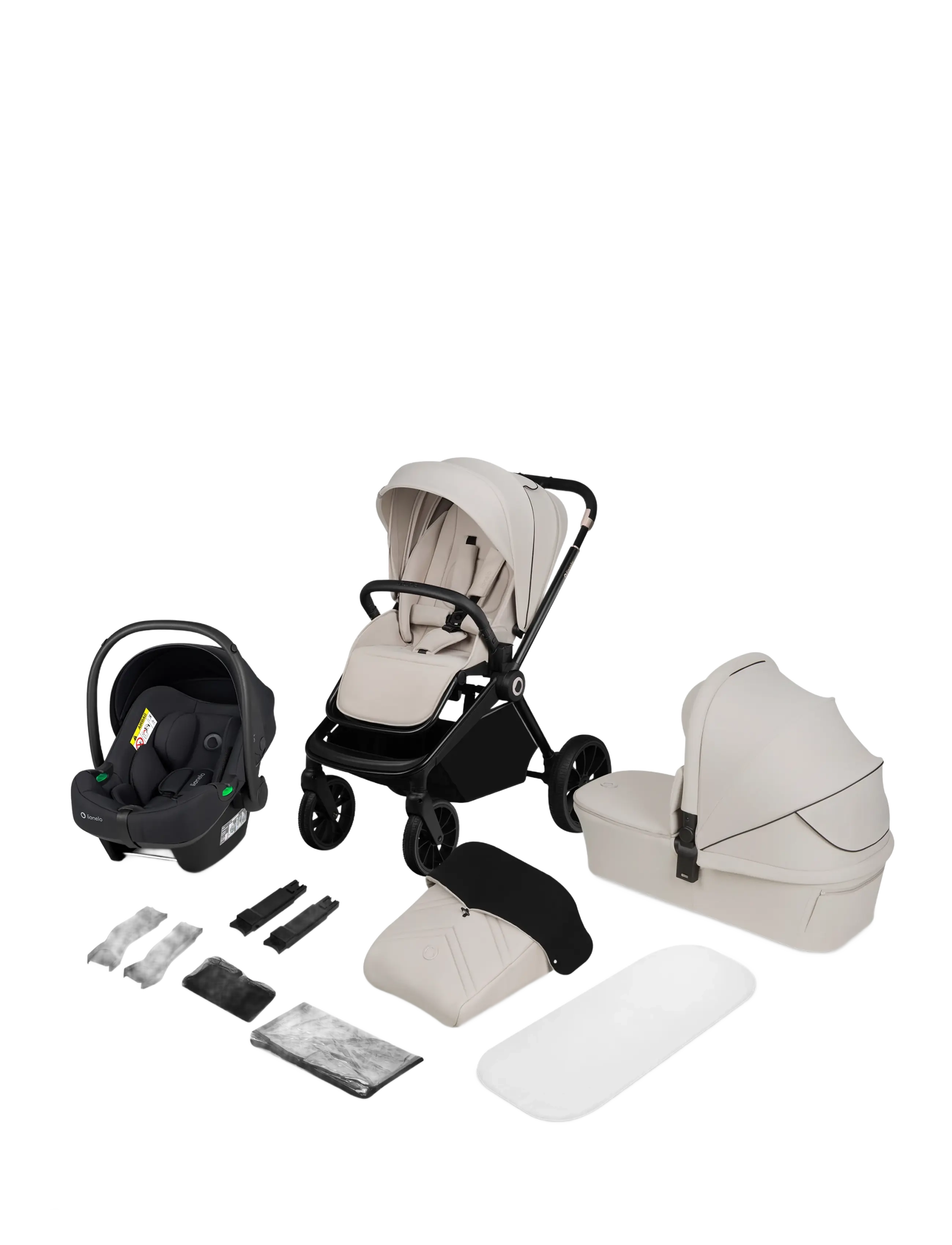 Lionelo Mika plus 3in1 - Vinterkollektion - BEIGE SAND / beige