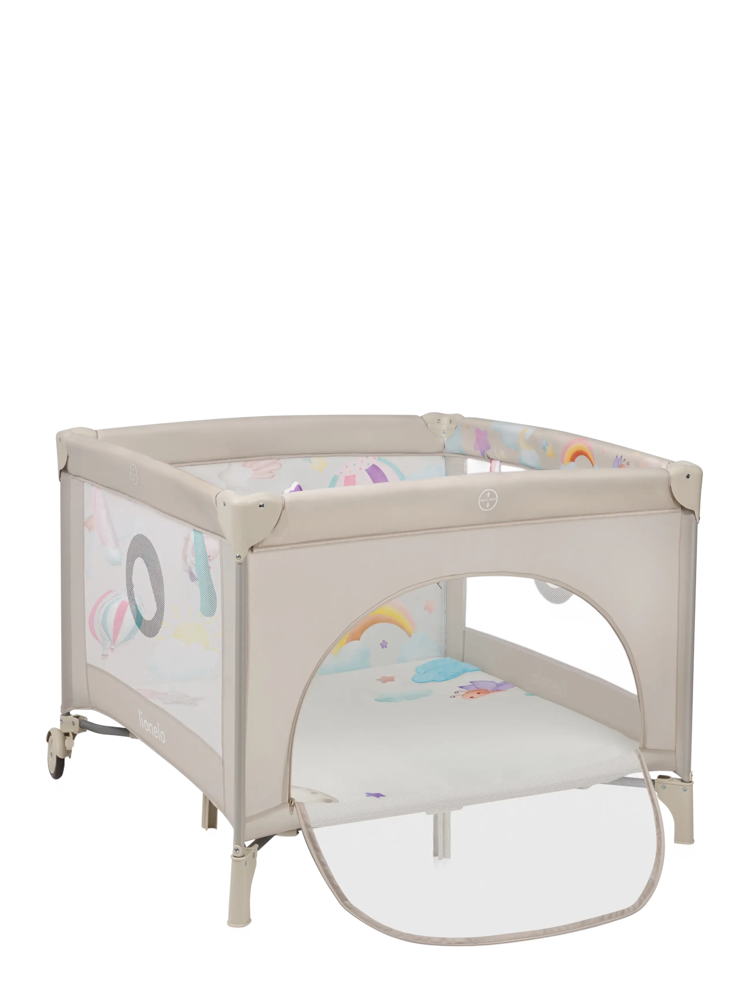 Lionelo - Mille plus - kravlegårde - grey beige - 1