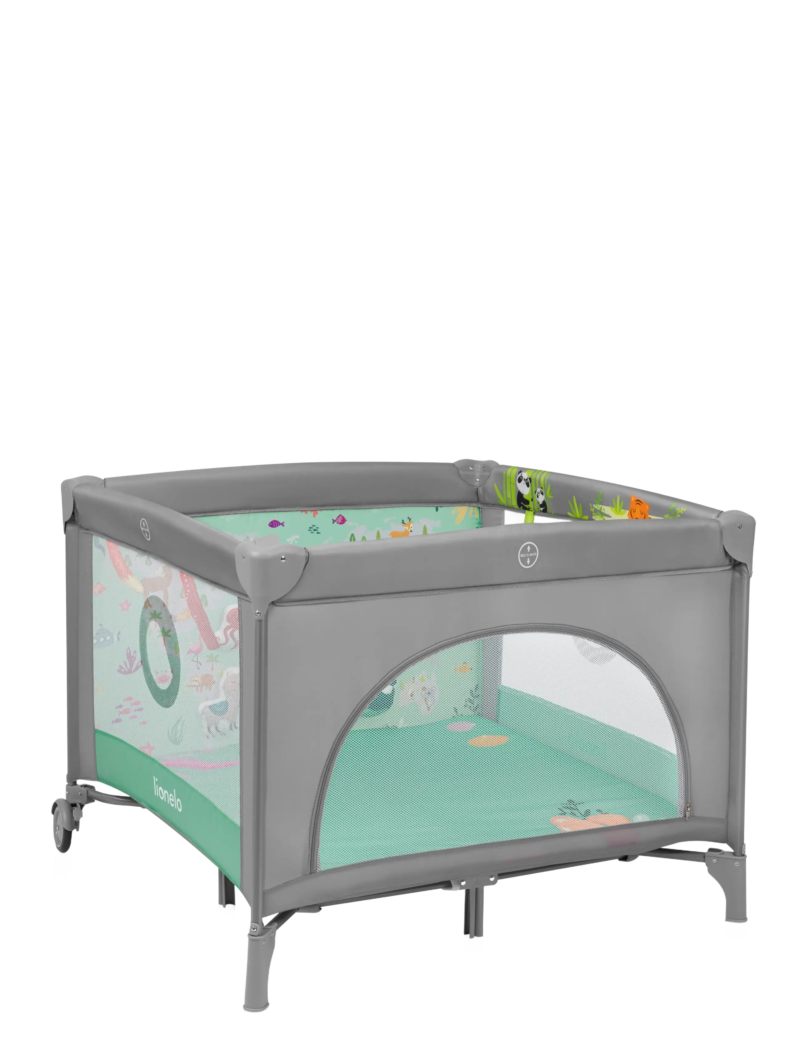 Lionelo Mille plus - Babyprodukte - GREY GREEN / green