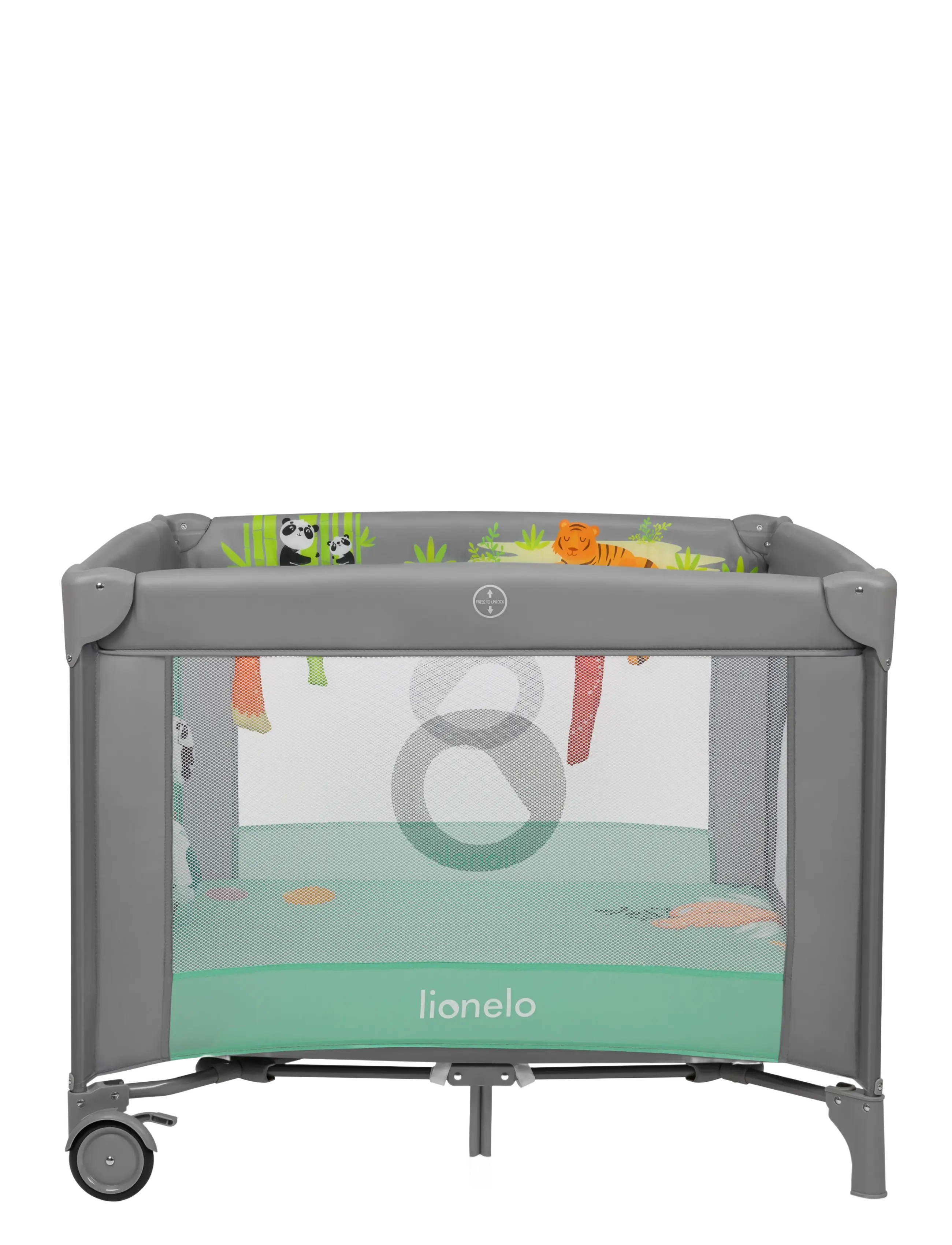 Lionelo - Mille plus - laufgitter - grey green - 2