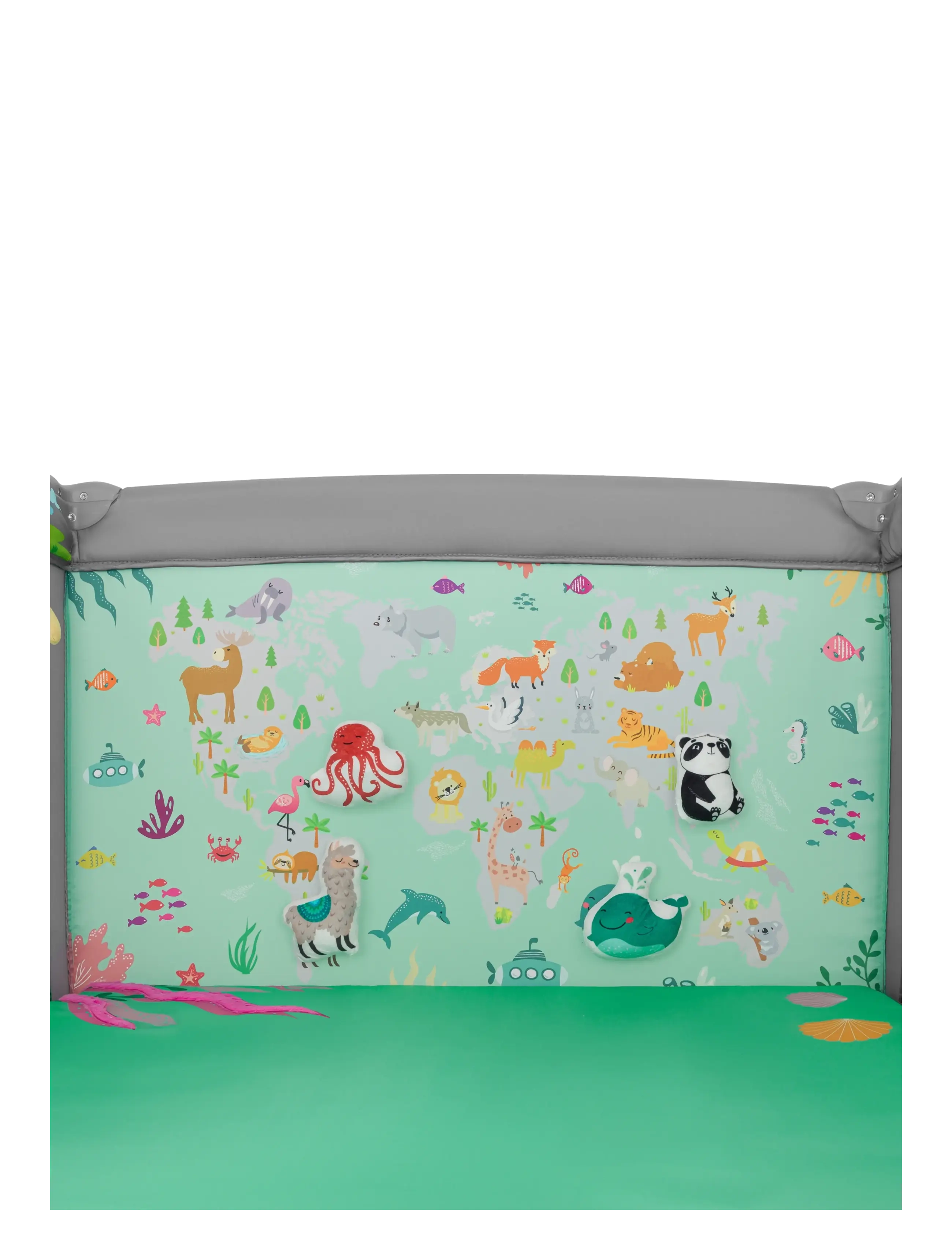 Lionelo - Mille plus - laufgitter - grey green - 3