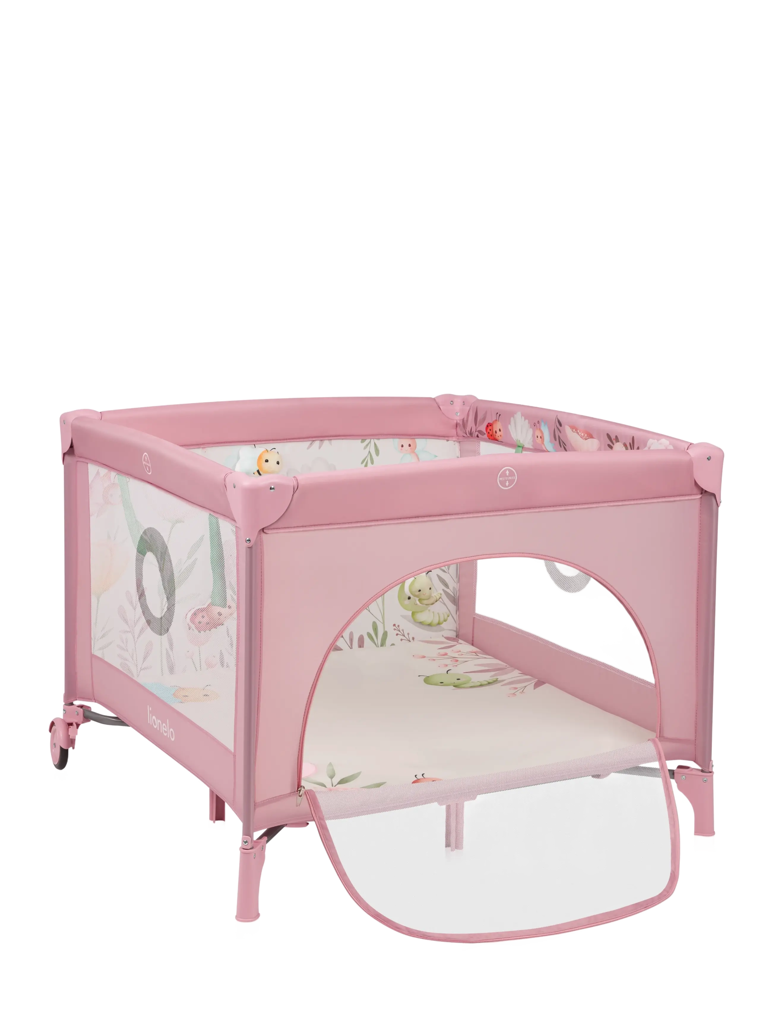 Lionelo - Mille plus - laufgitter - pink - 1
