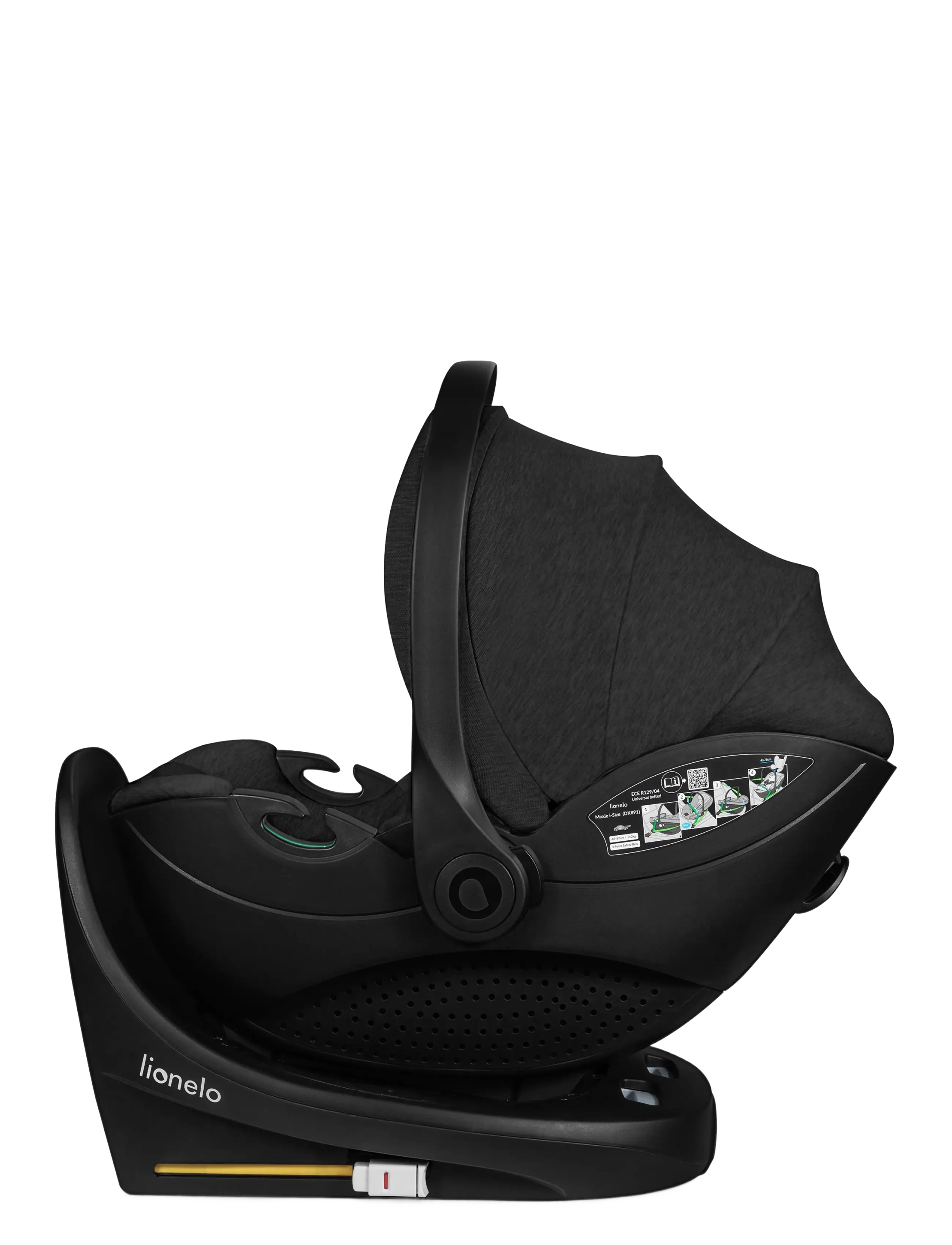 Lionelo - Moxie I-SIZE set - black carbon - 2