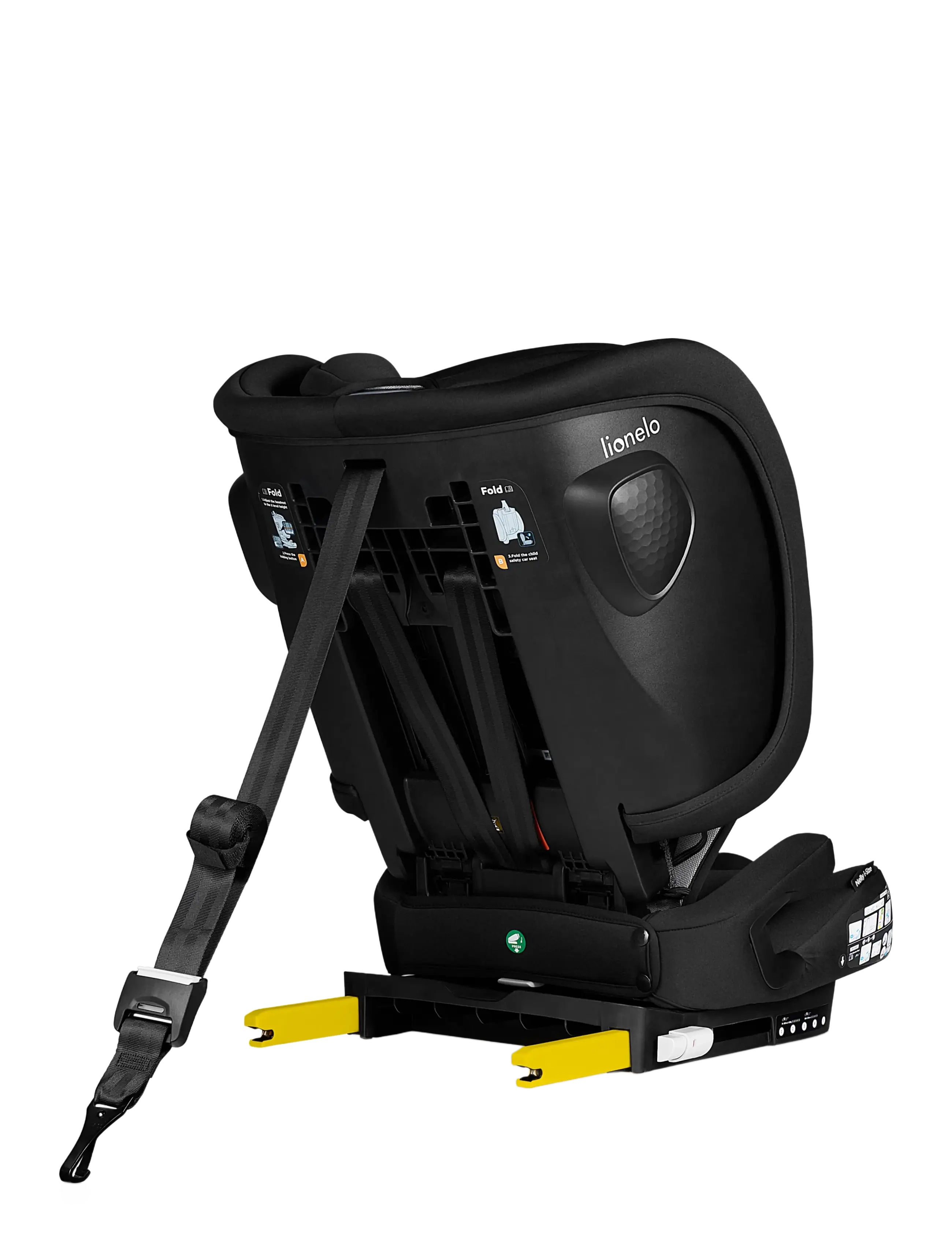 Lionelo - Nelly I-SIZE - bilbarnstol - black carbon - 1