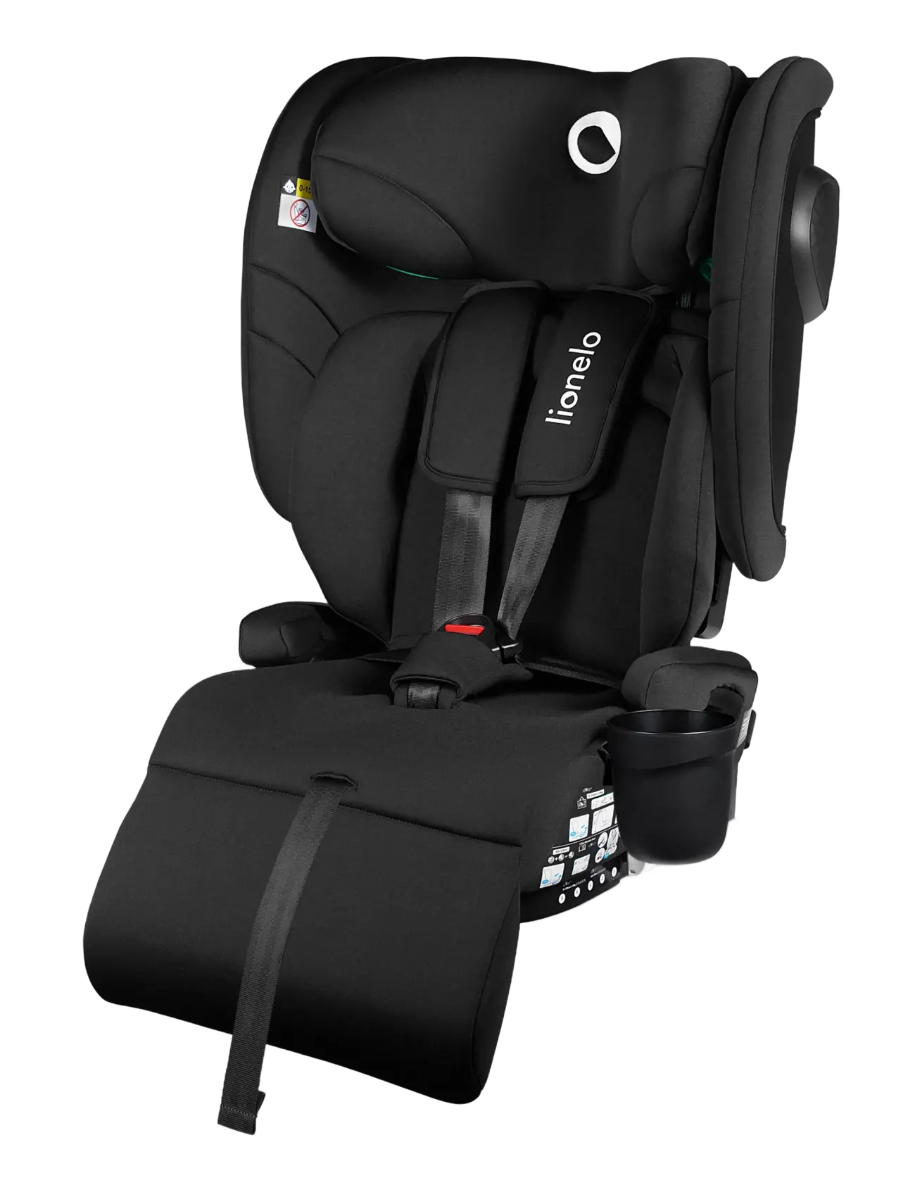 Lionelo - Nelly I-SIZE - bilbarnstol - black carbon - 2