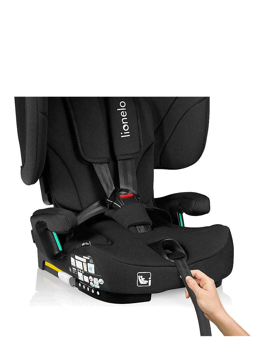 Lionelo - Nelly I-SIZE - bilbarnstol - black carbon - 4