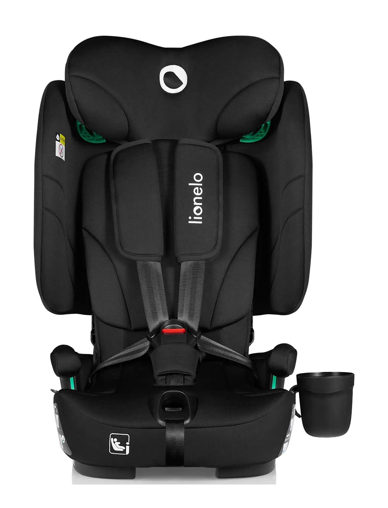 Lionelo - Nelly I-SIZE - bilbarnstol - black carbon - 5