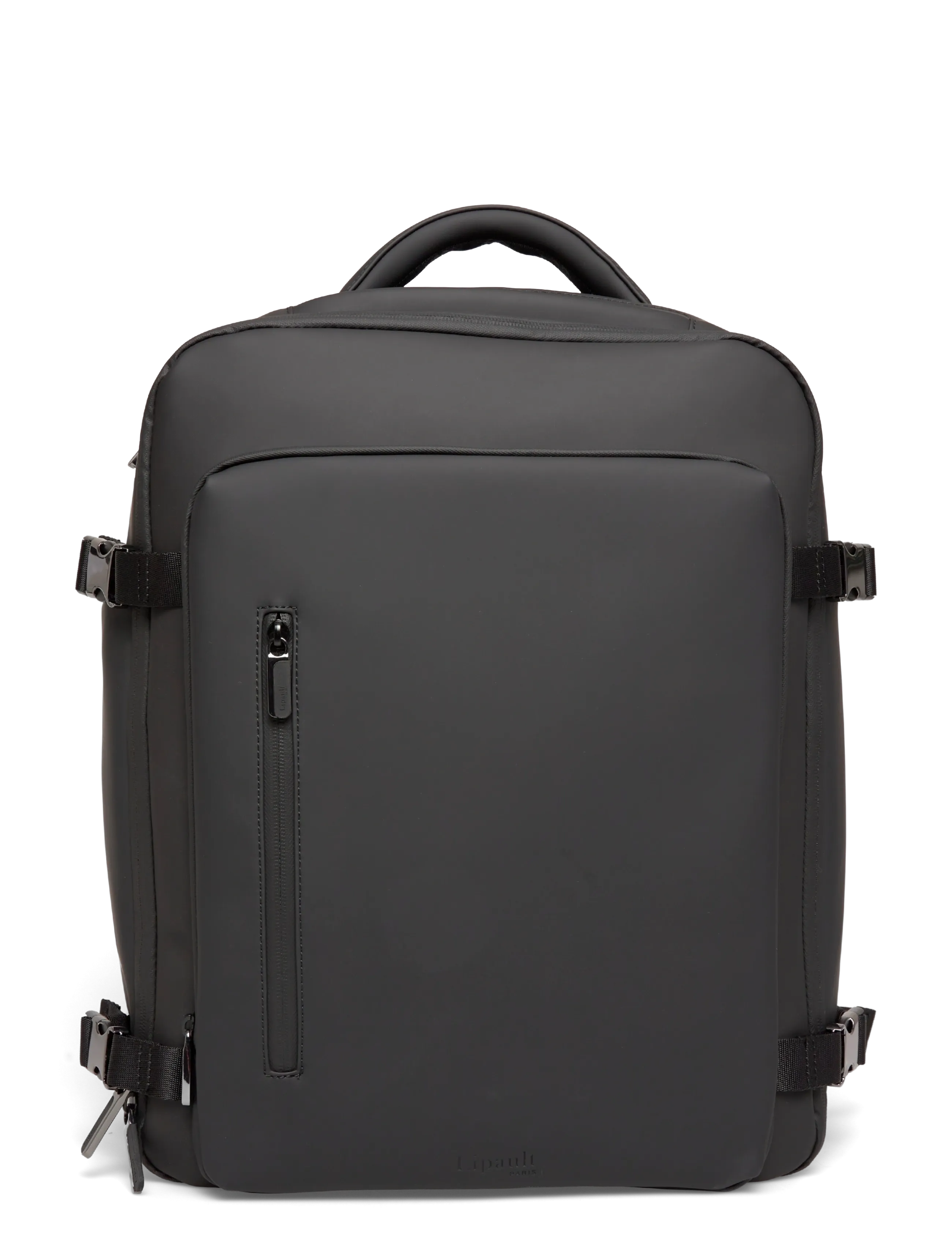 Lipault Travel Backpack 2.0, 45, Black, Backpacks > Carry-on Backpacks, Herre