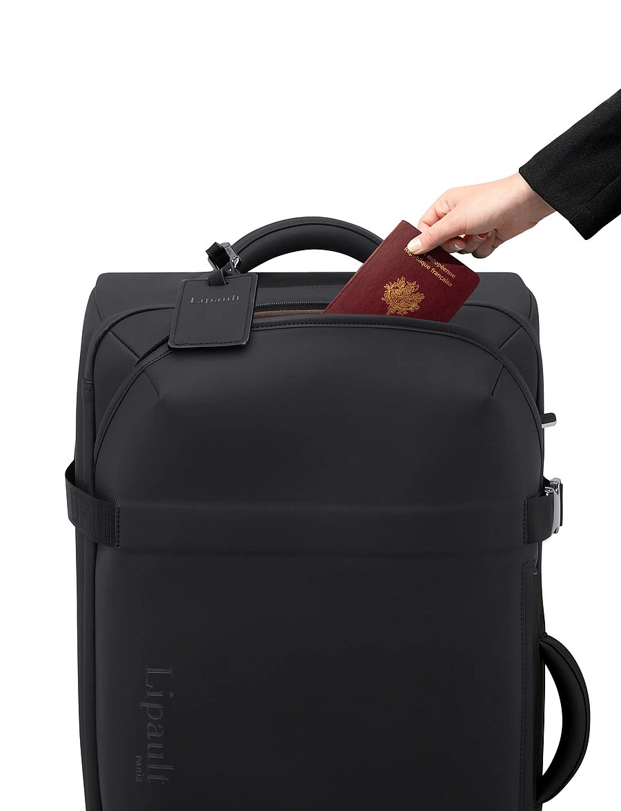 Lipault - LARGE EXILE DUFFLE/WH - feriefavoritter - black - 0
