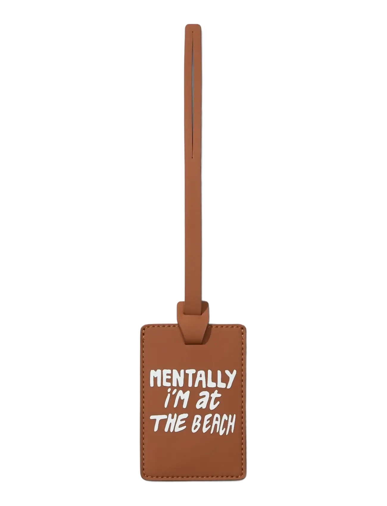 Lipault LUGGAGE TAG AT THE BEACH - Lipault - NUTSY NUT / brown