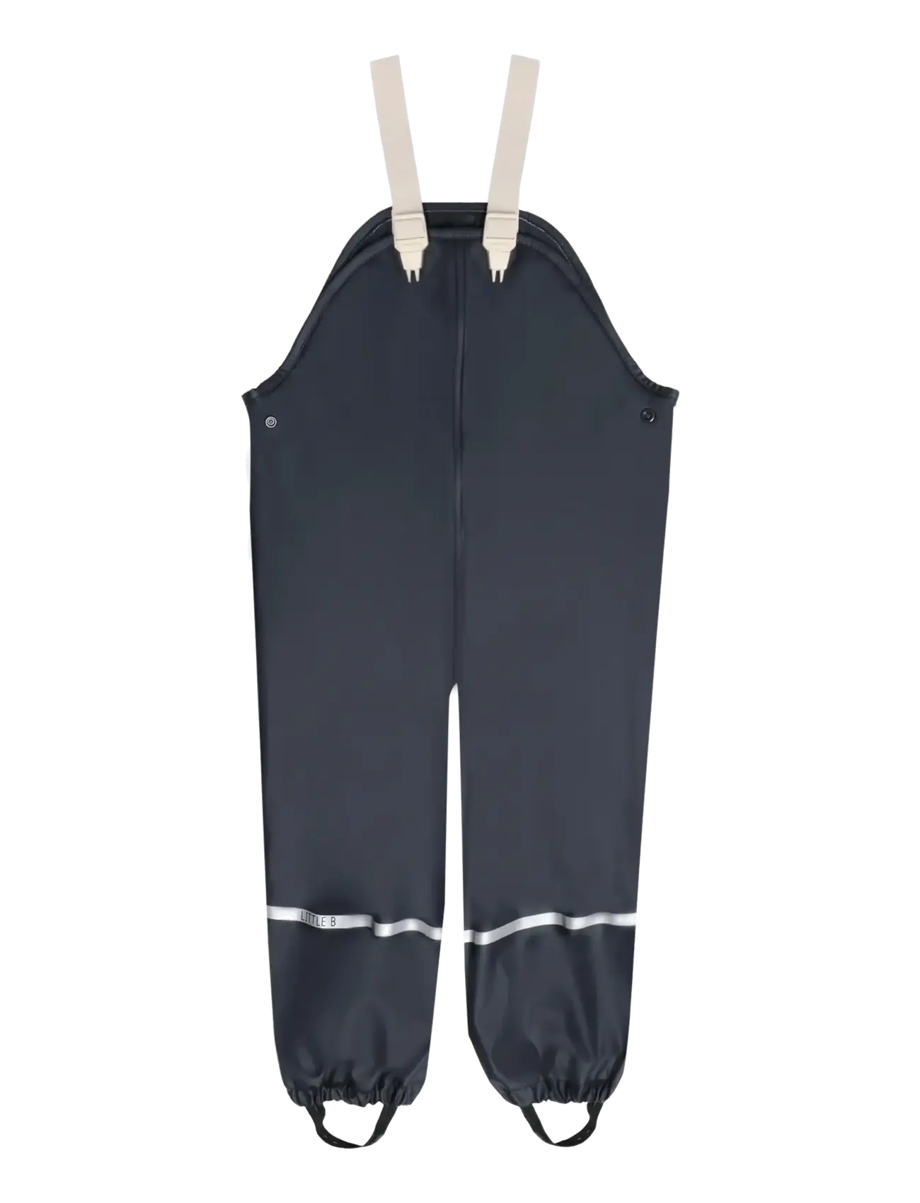 Little B - PU Set AOP w. Fleece - gefütterte regenkleidung - china blue - 2