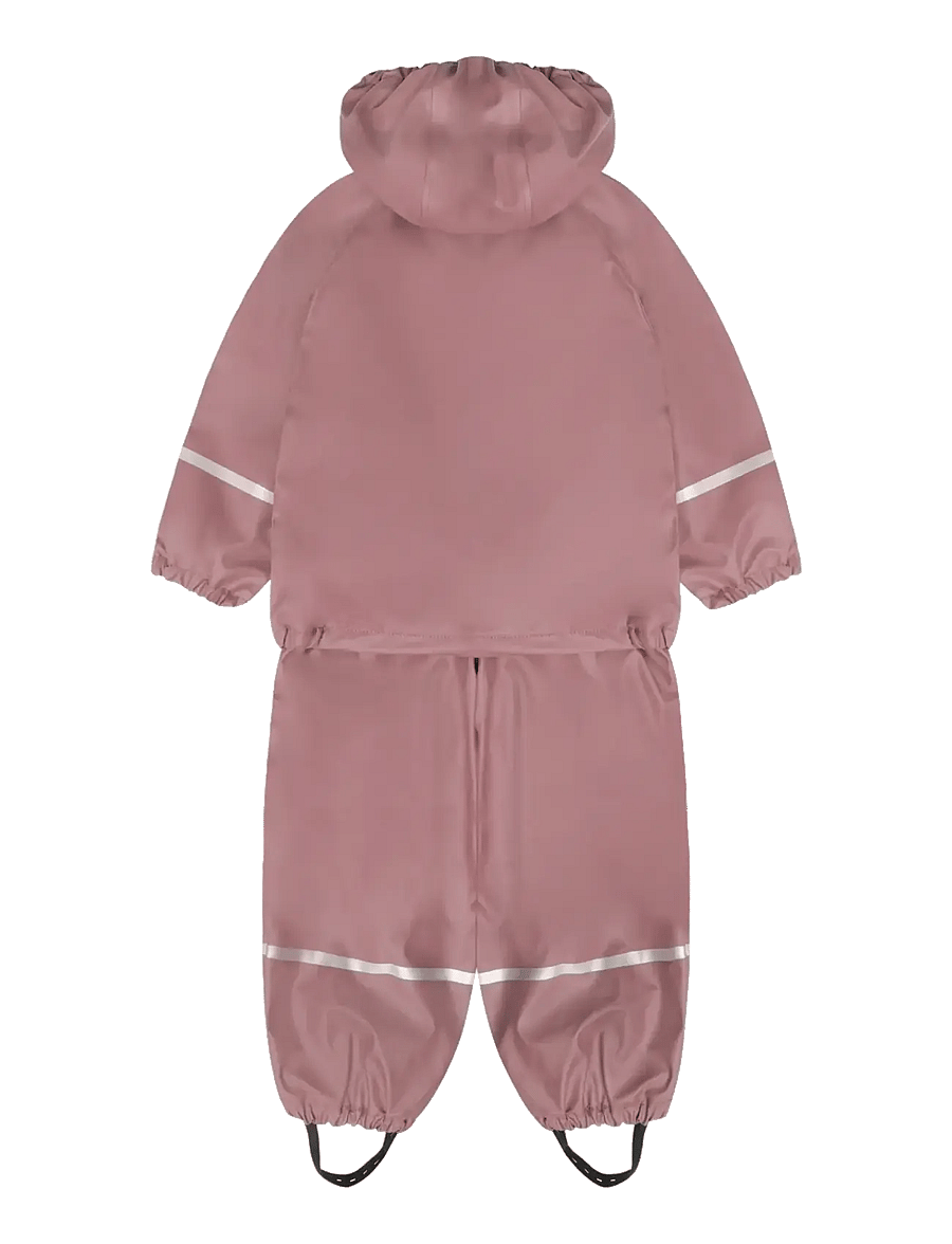Little B - PU Set SOLID w. Fleece - rose brown - 1