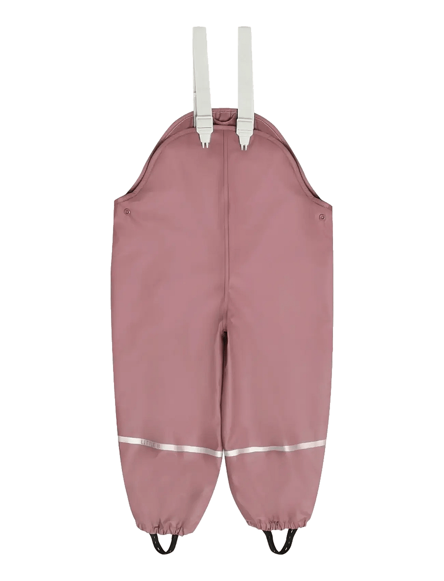 Little B - PU Set SOLID w. Fleece - rose brown - 2