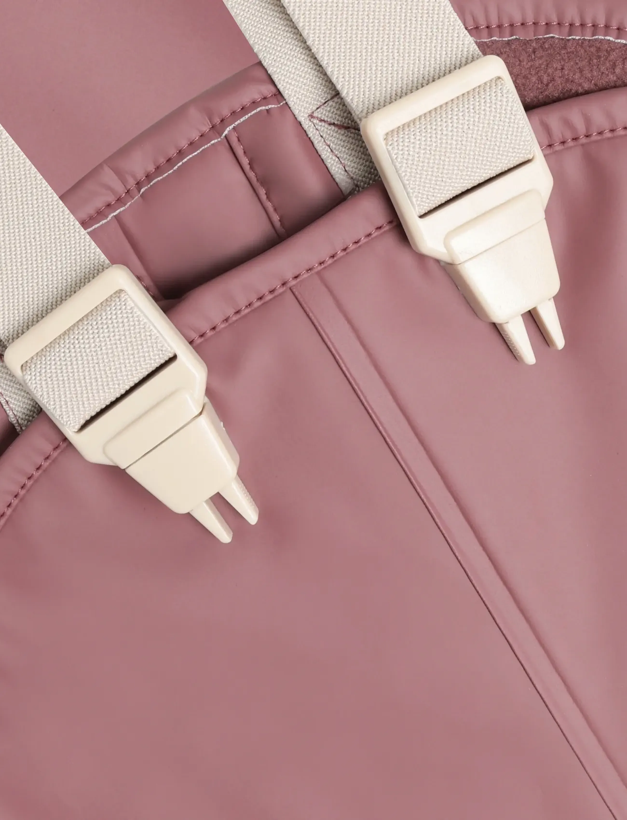 Little B - PU Set SOLID w. Fleece - rose brown - 4