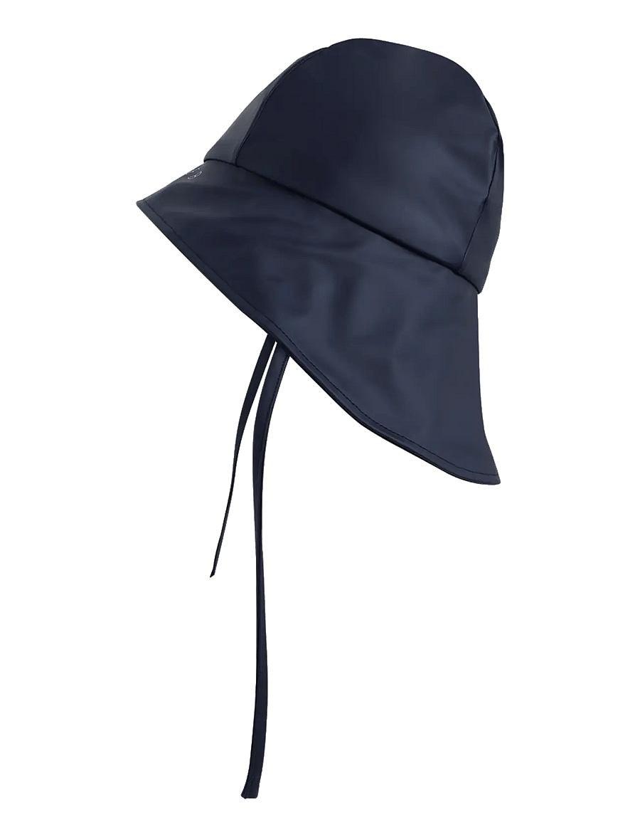 Little B - PU Hat w. Fleece - regenhüte - navy - 2