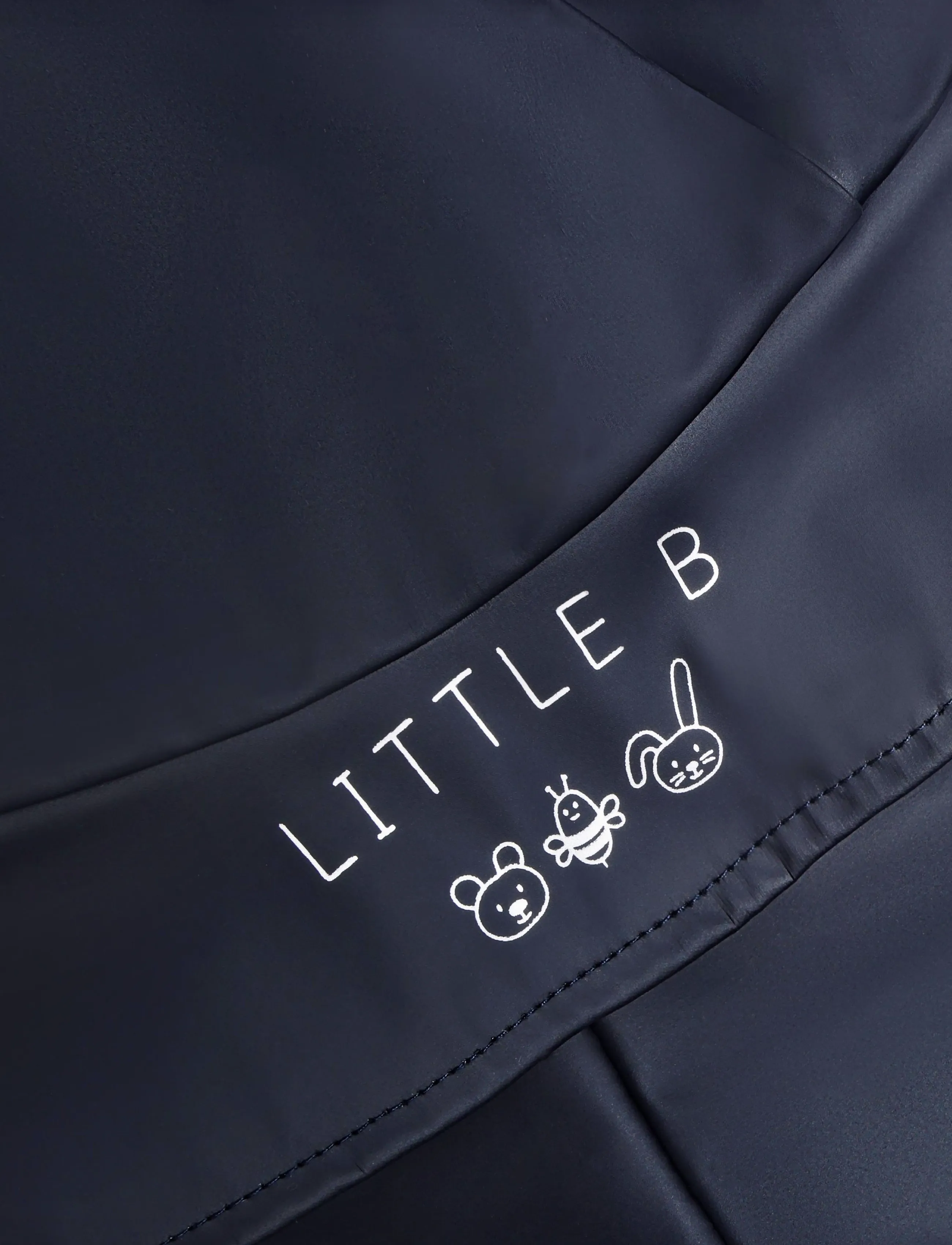 Little B - PU Hat w. Fleece - regenhüte - navy - 3