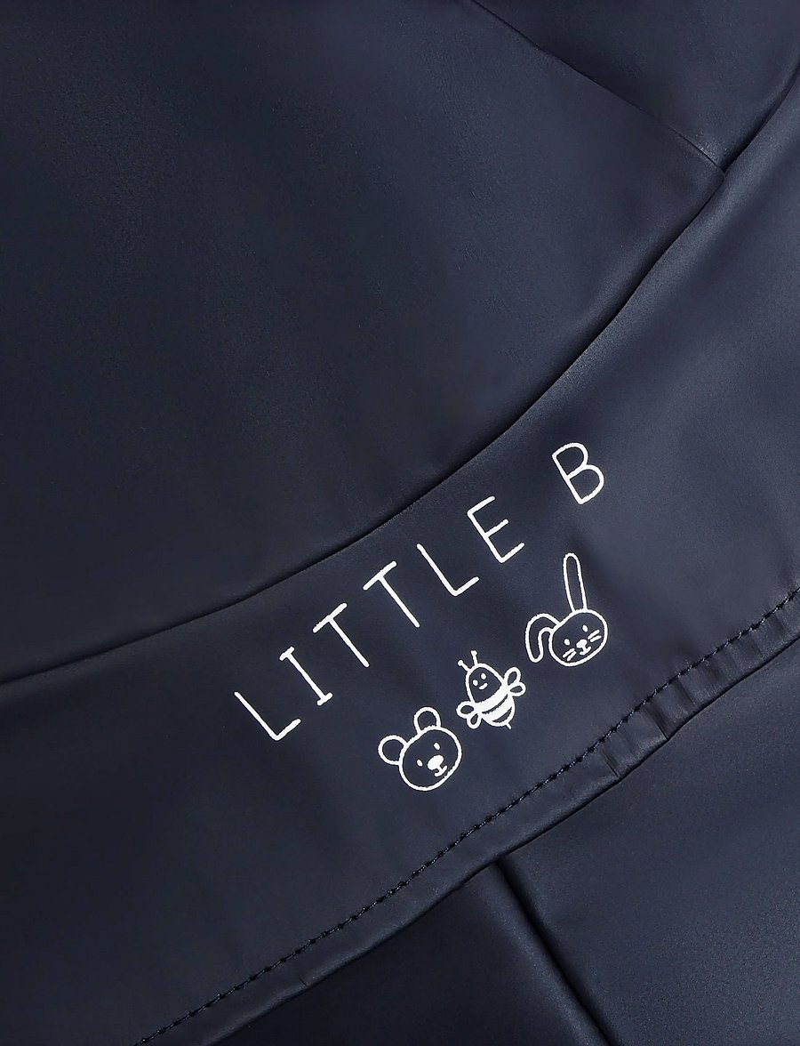 Little B - PU Hat w. Fleece - regenhüte - navy - 3