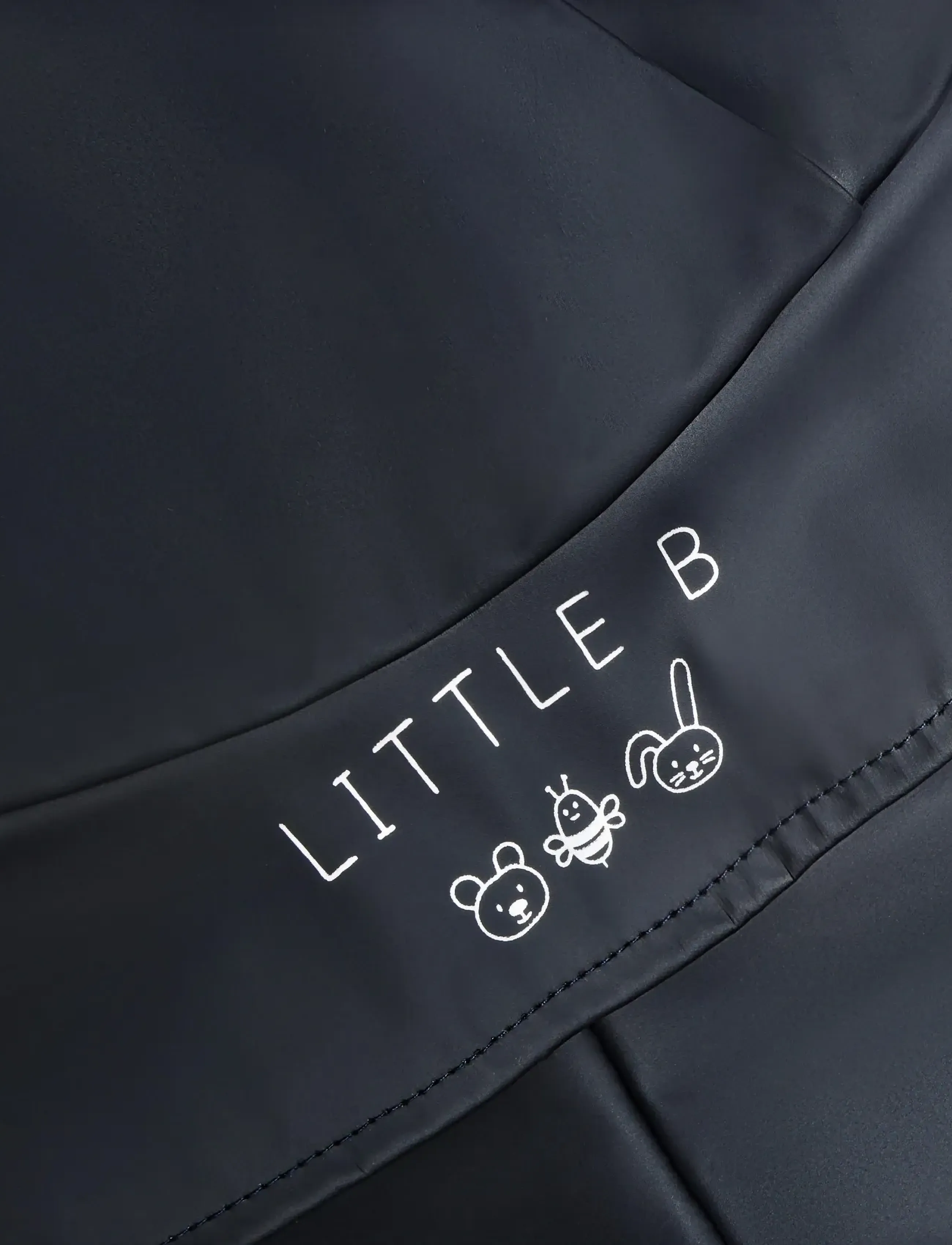 Little B - PU Hat w. Fleece - regenhüte - navy - 2