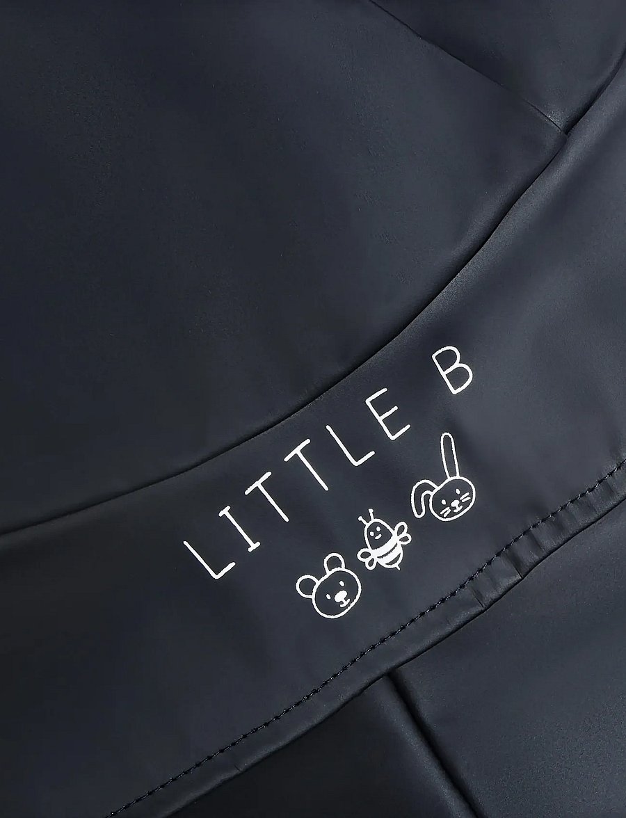 Little B - PU Hat w. Fleece - regenhüte - navy - 2