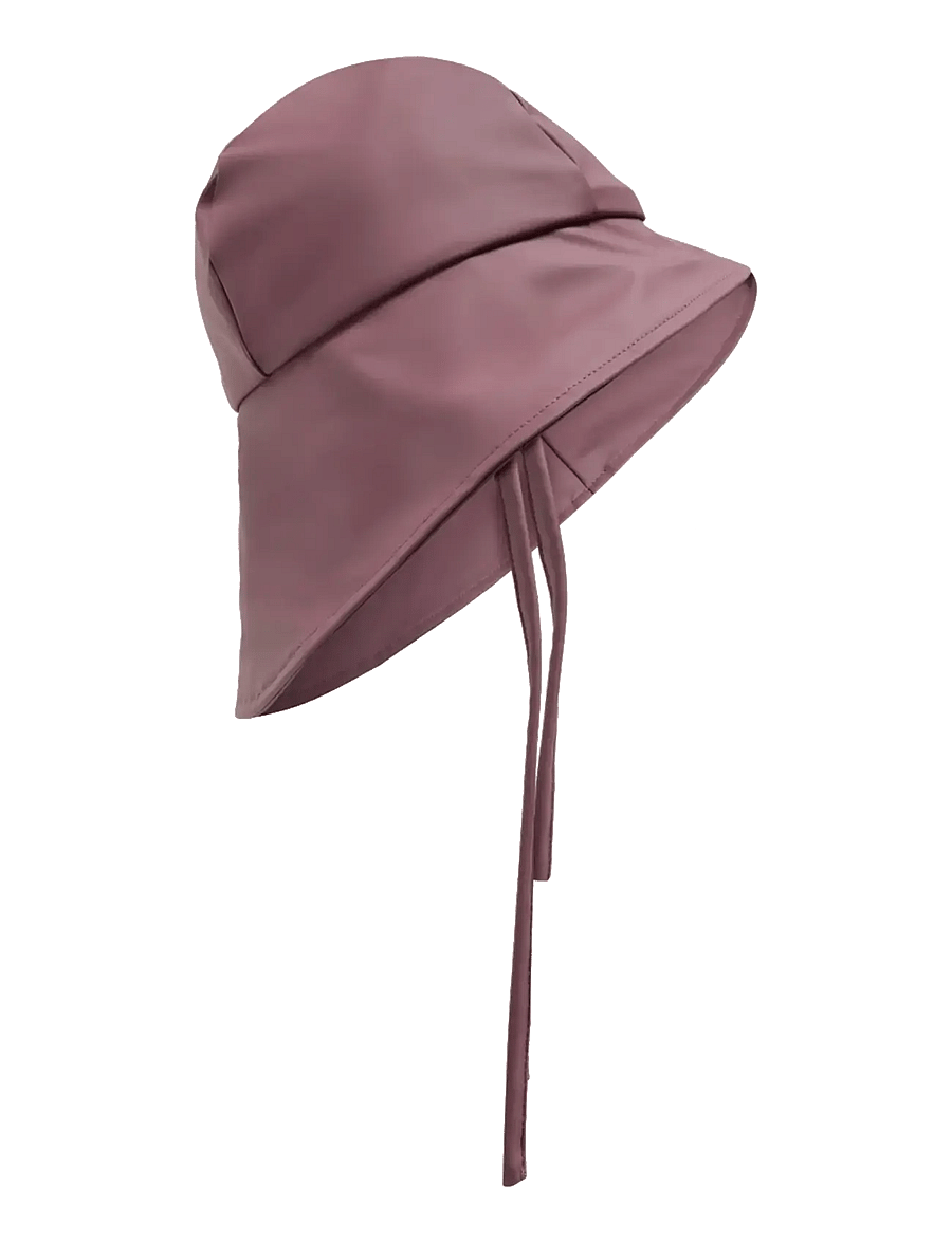 Little B - PU Hat w. Fleece - regenhüte - wistful mauve - 0