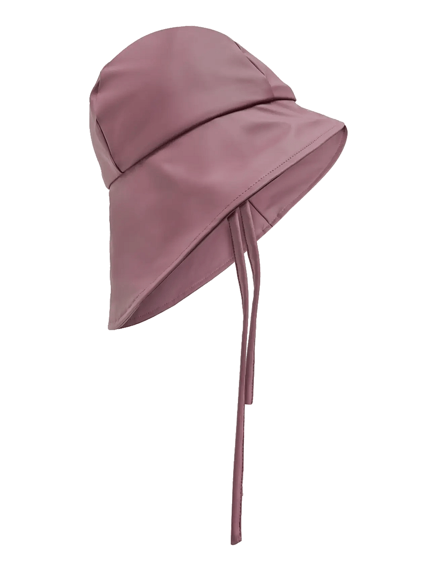 Little B - PU Hat w. Fleece - vihmamütsid - wistful mauve - 0