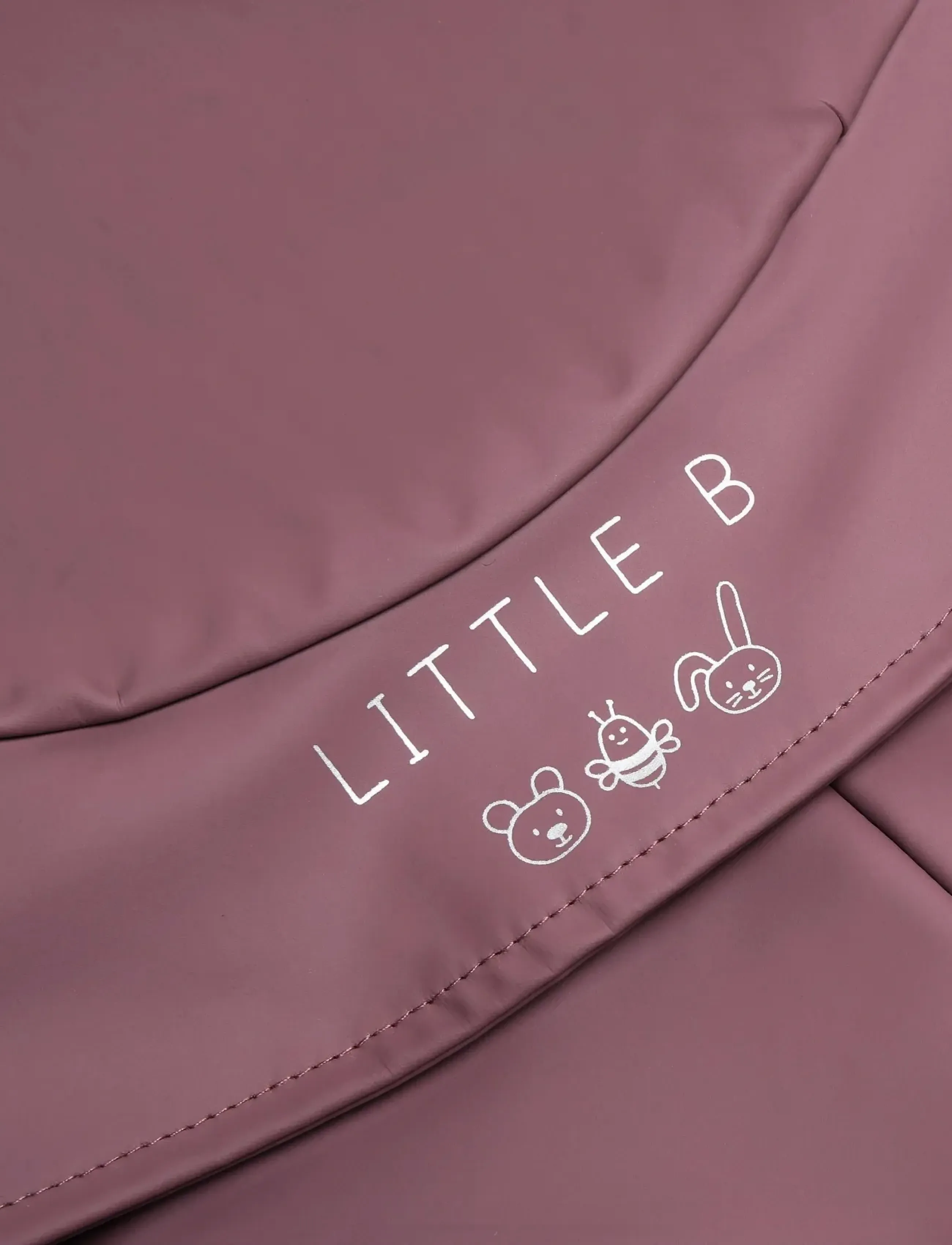 Little B - PU Hat w. Fleece - regenhüte - wistful mauve - 2