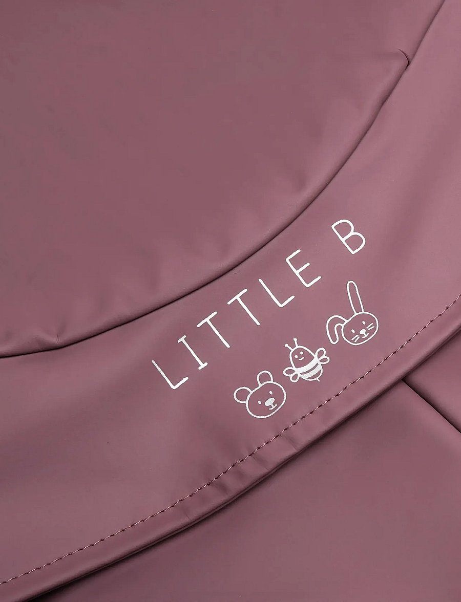 Little B - PU Hat w. Fleece - regenhüte - wistful mauve - 2