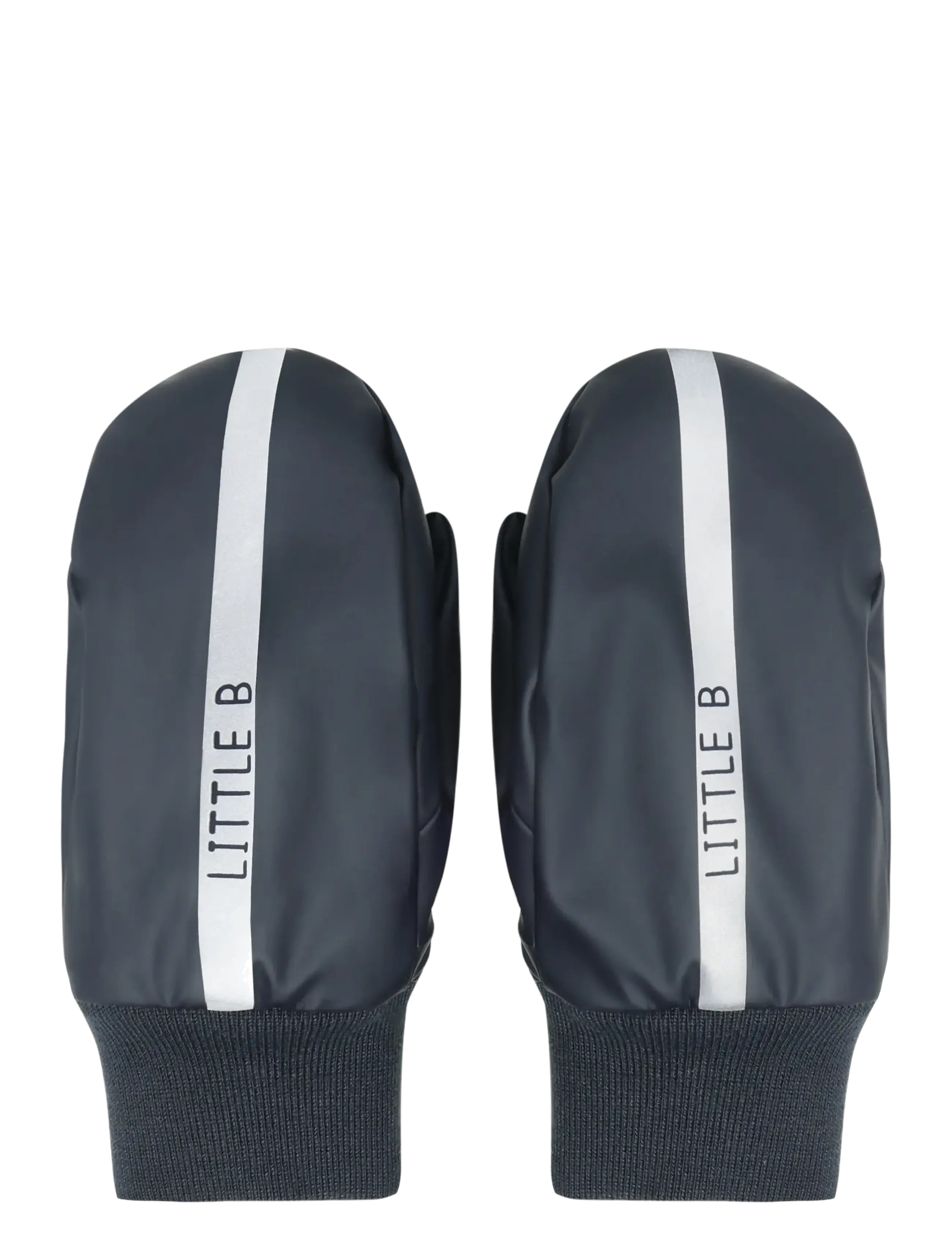 Little B PU Padded Mittens w. Fleece - Zubehör für Regenbekleidung - NAVY / navy