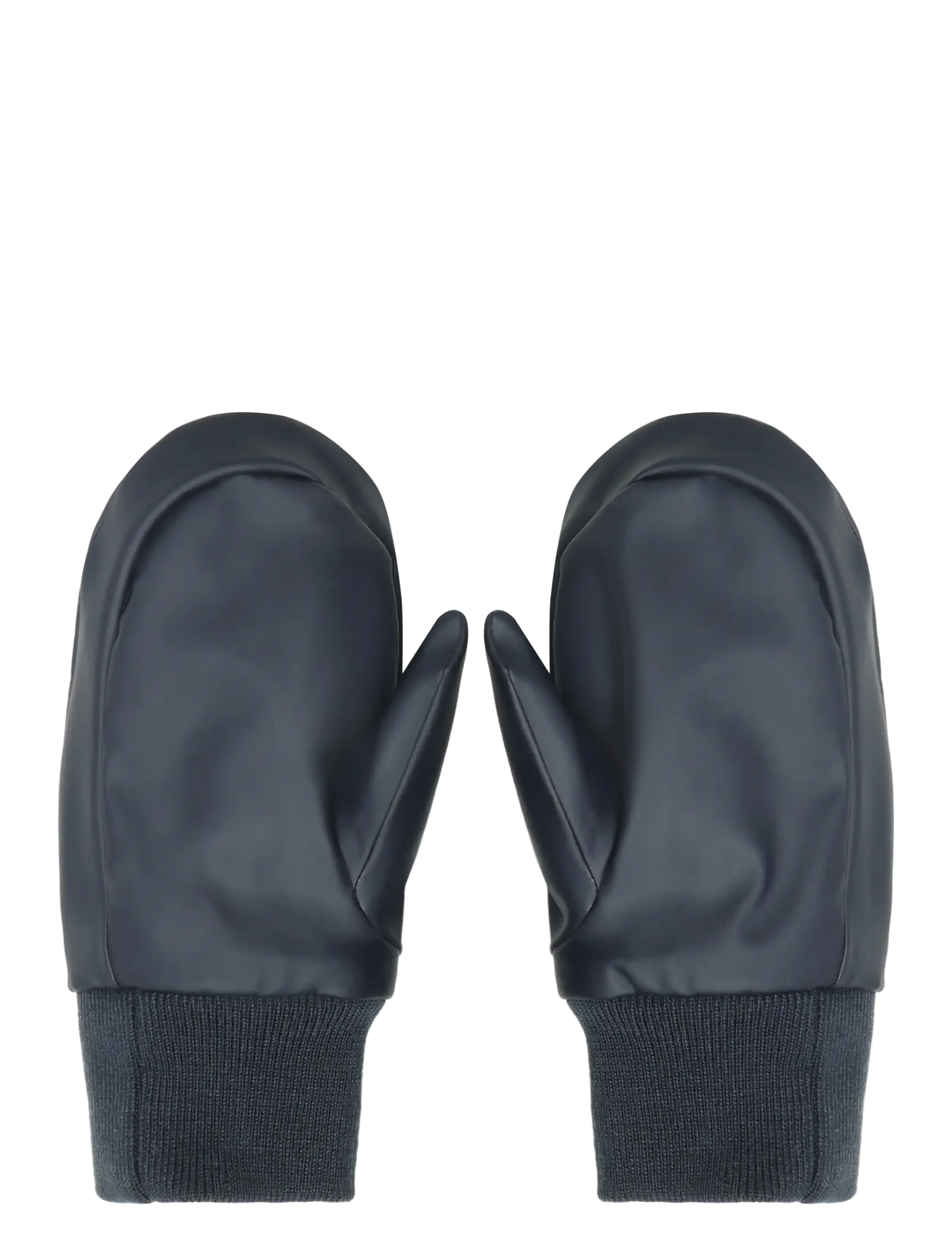 Little B - PU Padded Mittens w. Fleece - regnhandsker - navy - 1