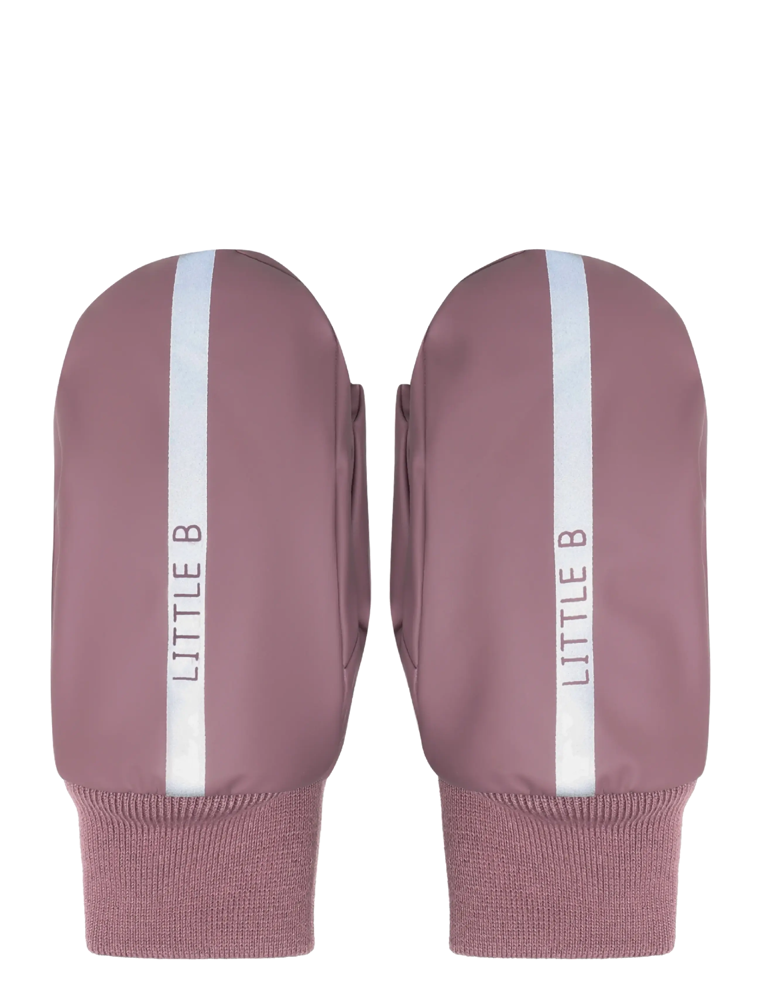 Little B PU Padded Mittens w. Fleece - Handschuhe & Fäustlinge - WISTFUL MAUVE / pink/rose