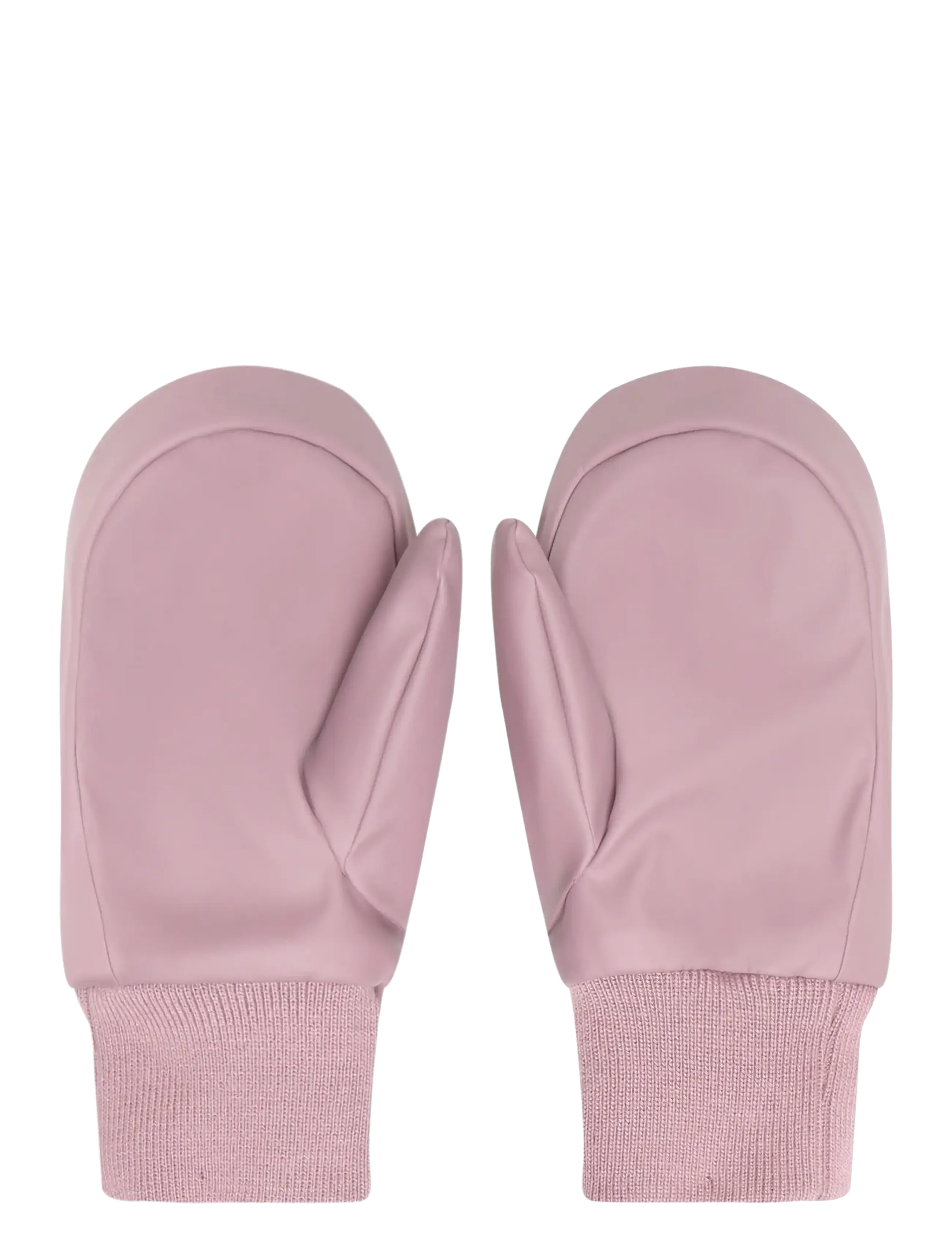 Little B - PU Padded Mittens w. Fleece - vihmakindad - wistful mauve - 1