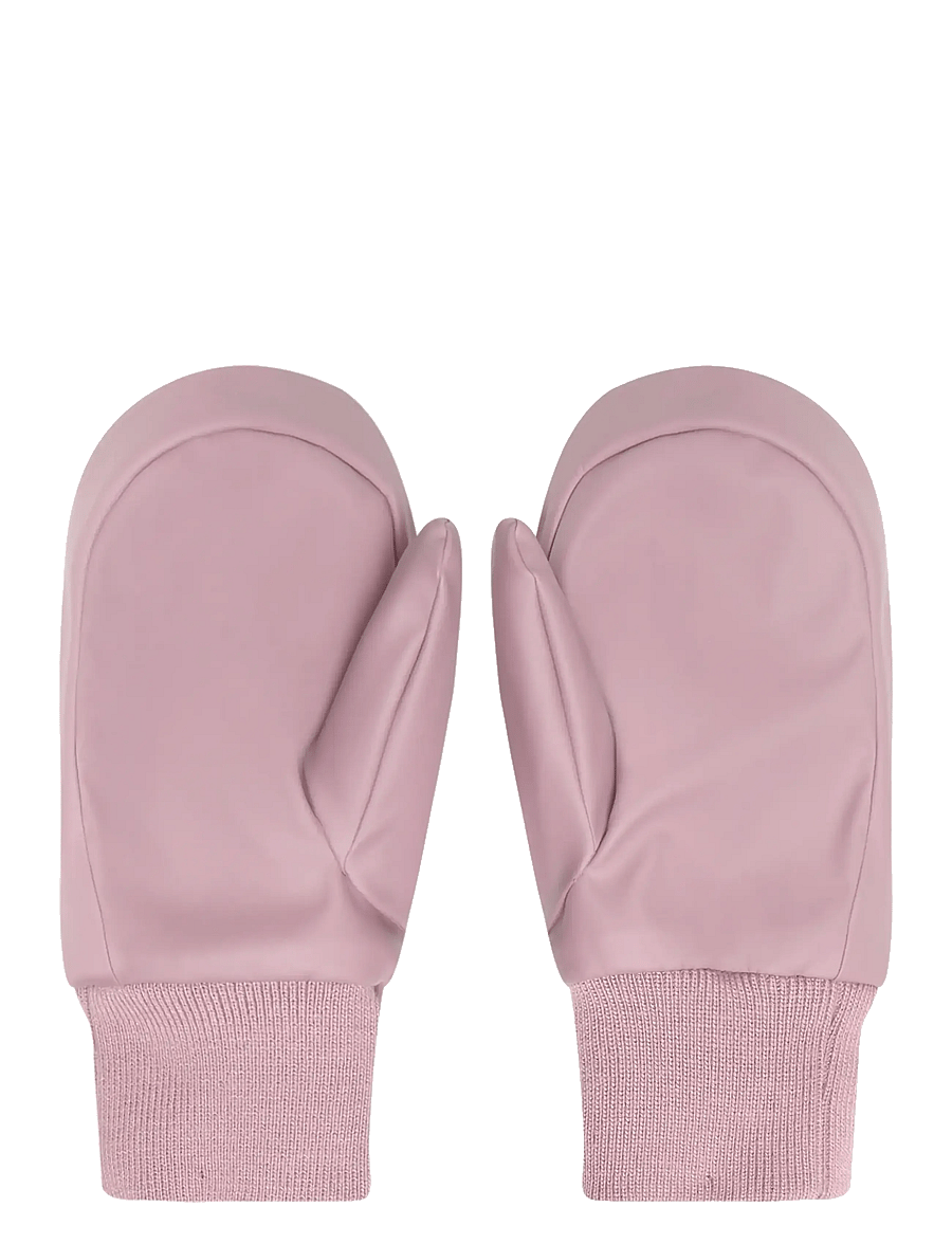 Little B - PU Padded Mittens w. Fleece - vihmakindad - wistful mauve - 1