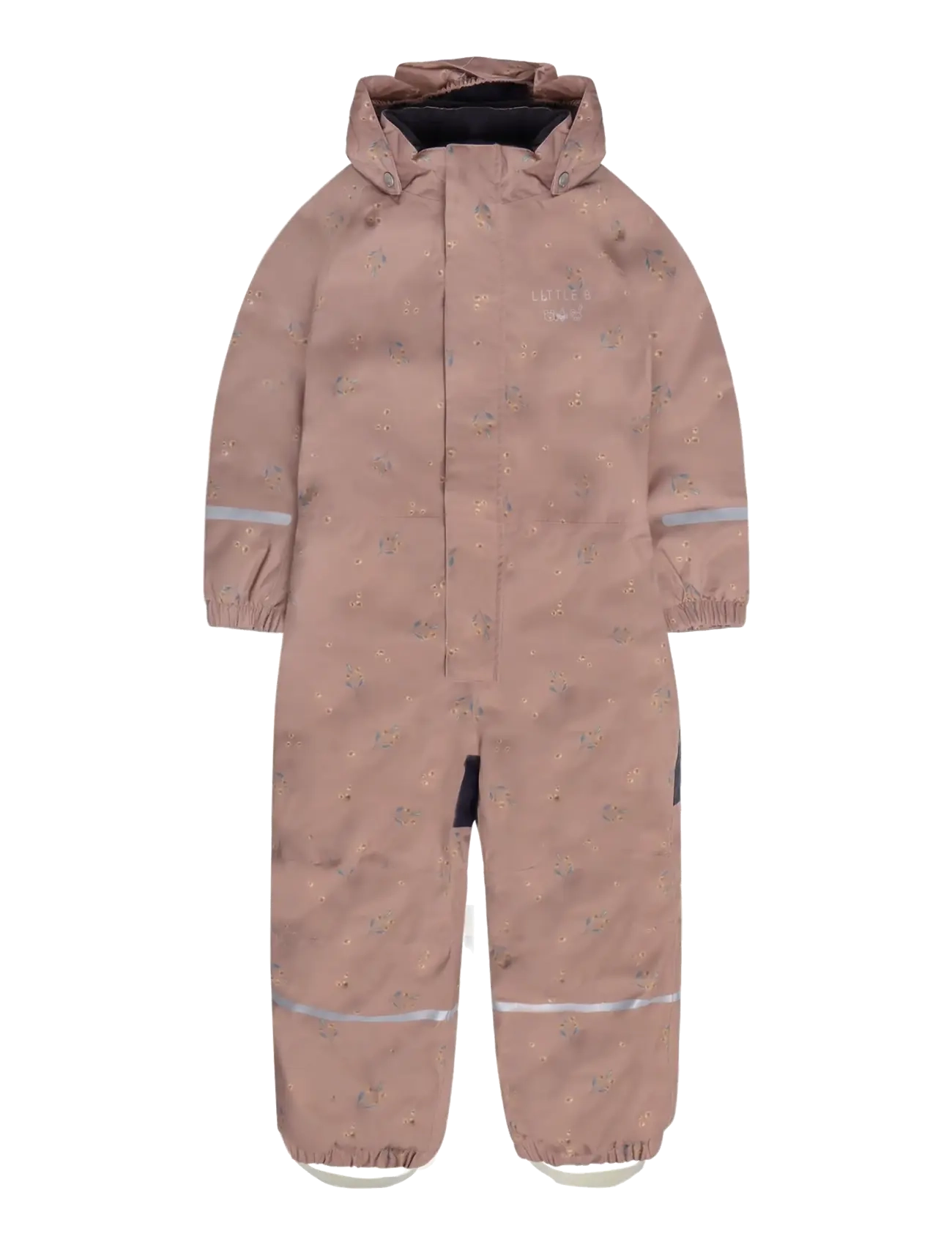 Little B Winter Coverall AOP - Outdoor - BURLWOOD / pink/rose
