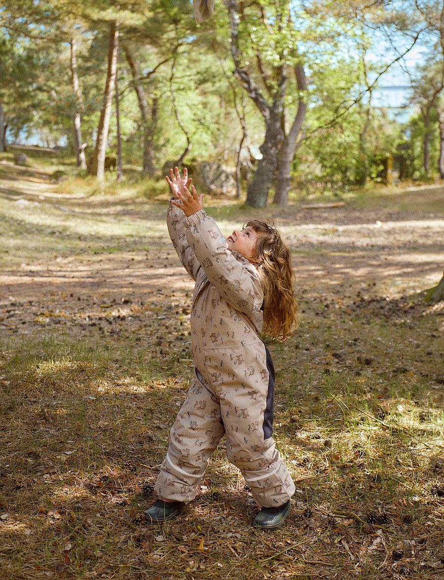 Little B - Winter Coverall AOP - vinteroveraller - fungi - 0