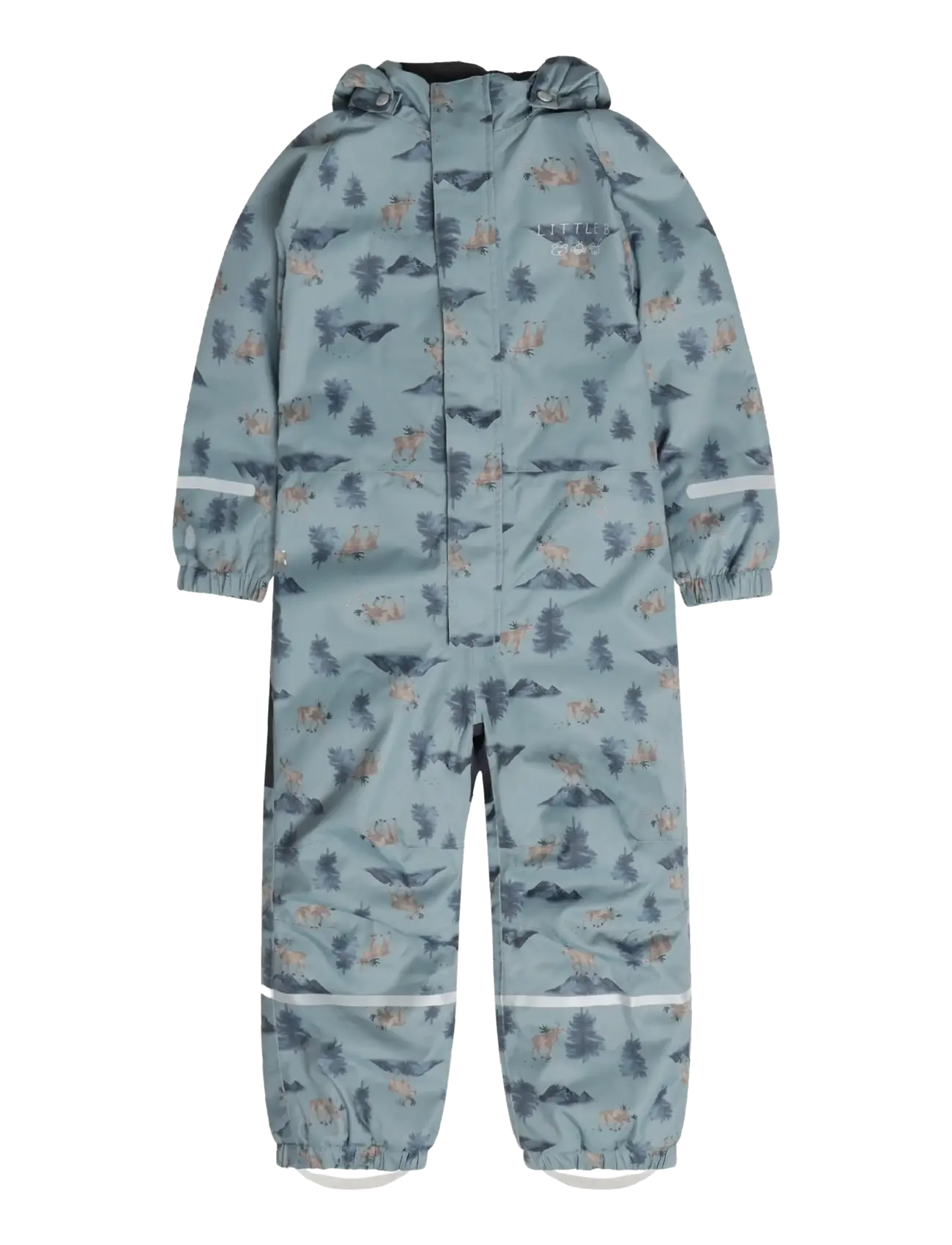Little B Winter Coverall AOP - Little B - STORMY WEATHER / blue